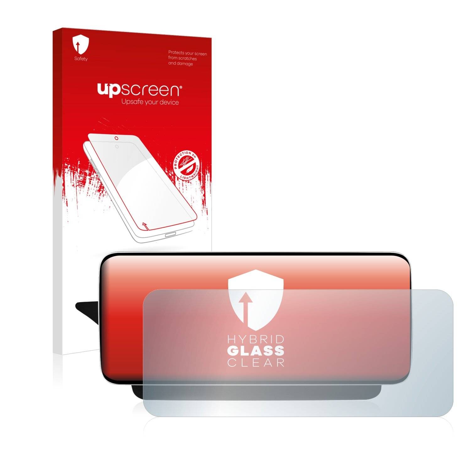 upscreen Hybrid Glass Clear Premium Schutzglas Folie für Koason Mercedes-Benz E W212 S212