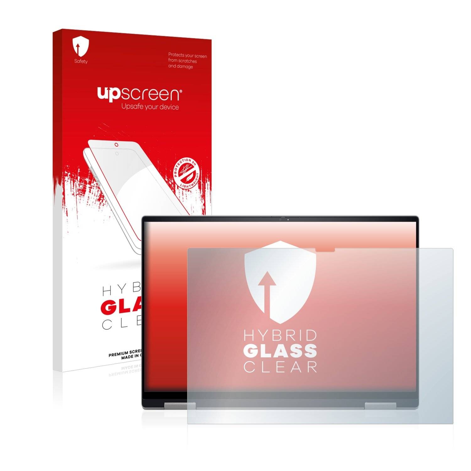 upscreen Flexible Schutz Glas Folie für Dell Inspiron 16 7620 2-in-1 Schutzglas 9H Hybridglas Klar
