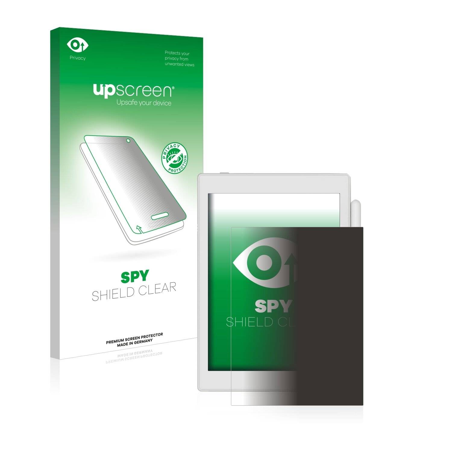 upscreen Spy Shield Clear Premium Blickschutzfolie für Onyx Boox Nova Air