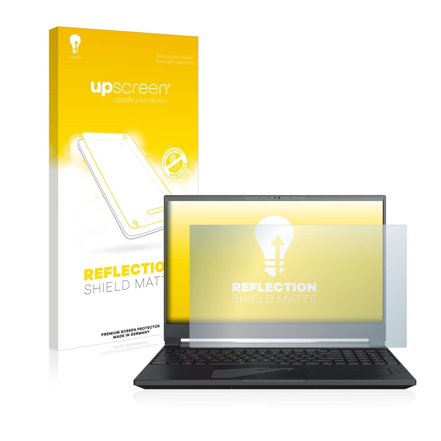 upscreen Reflection Shield Matte Premium Displayschutzfolie für Gigabyte AORUS 15X