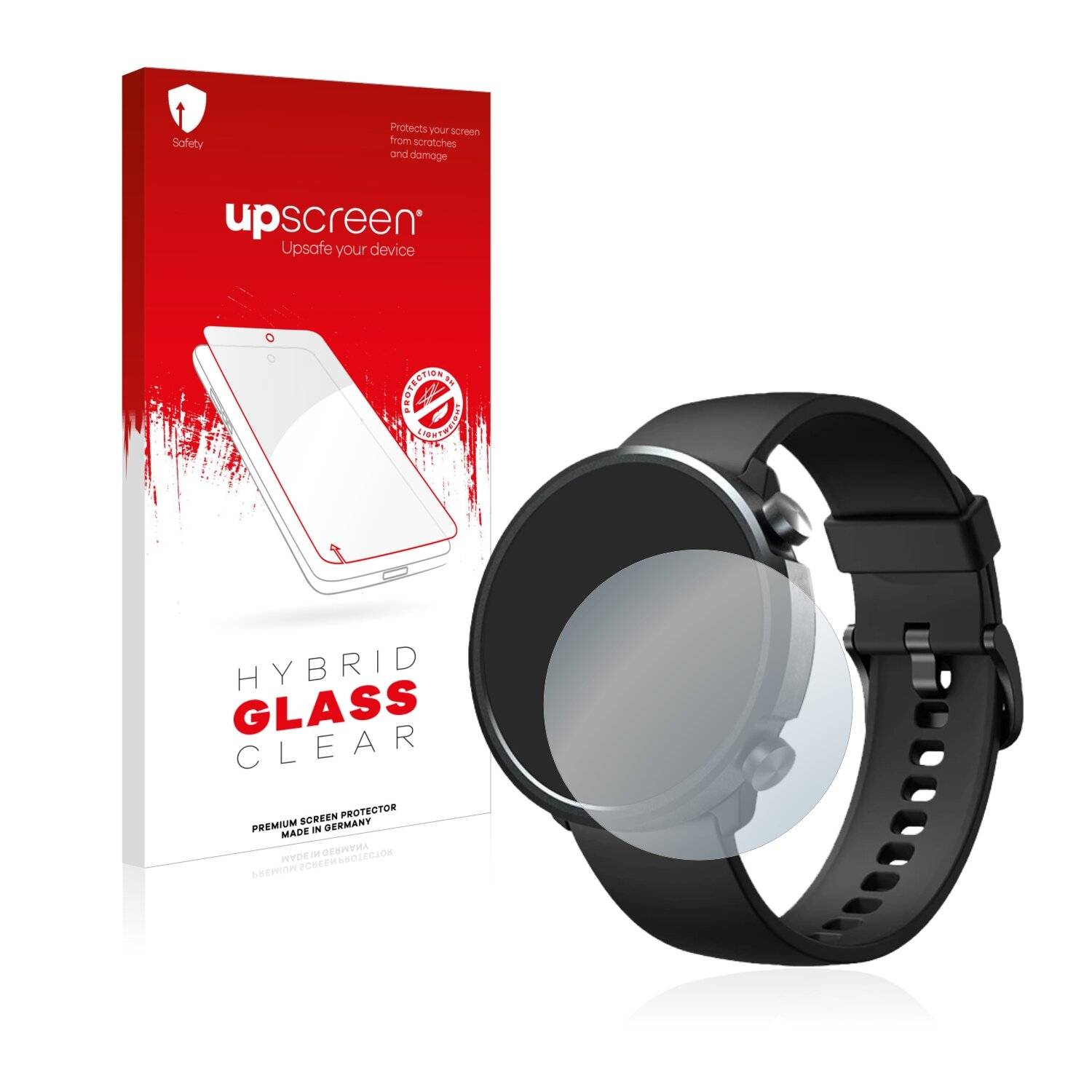upscreen Hybrid Glass Clear Premium Schutzglas Folie für Xiaomo Mibro