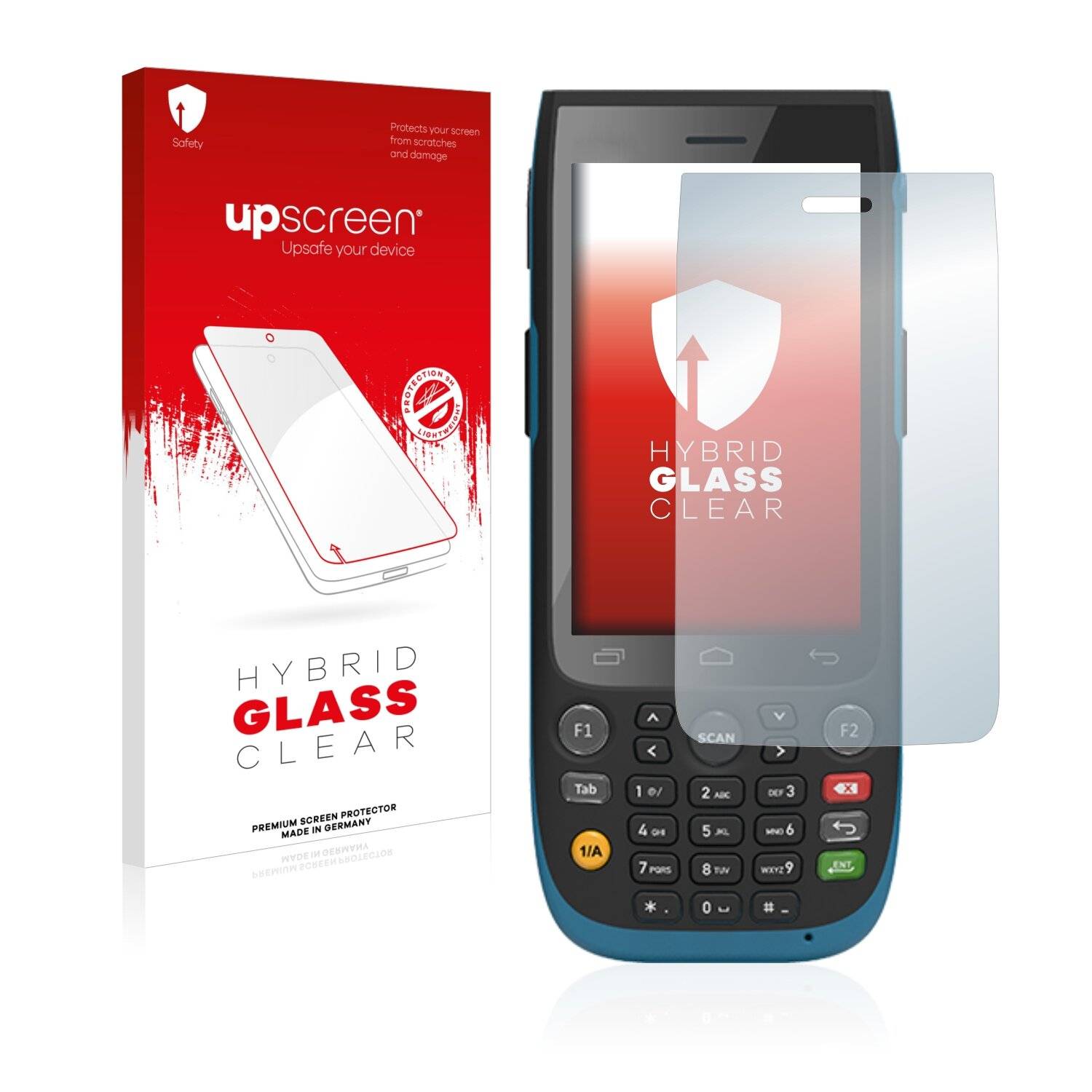upscreen Hybrid Glass Clear Premium Schutzglas Folie für Cilico