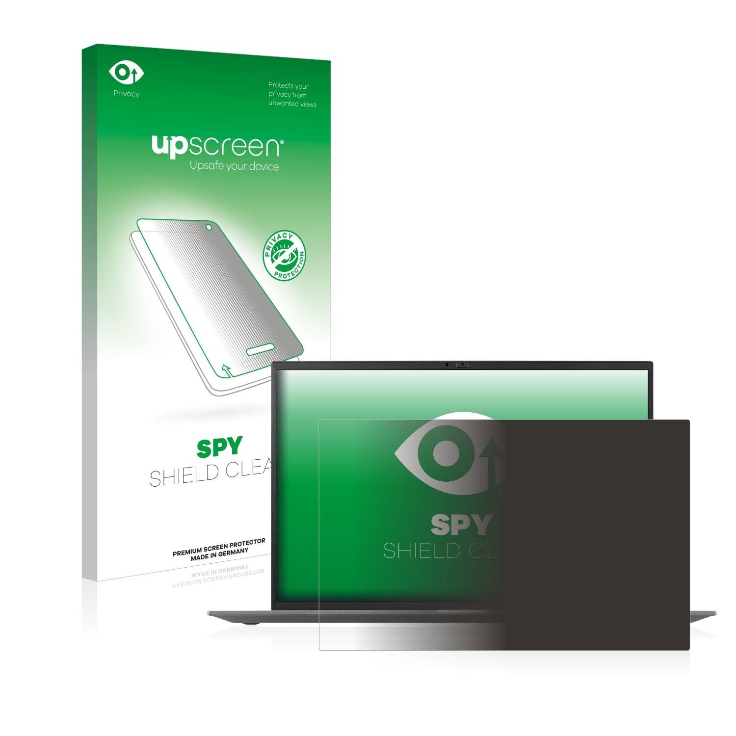 upscreen Spy Shield Clear Premium Blickschutzfolie für LG Gram 17