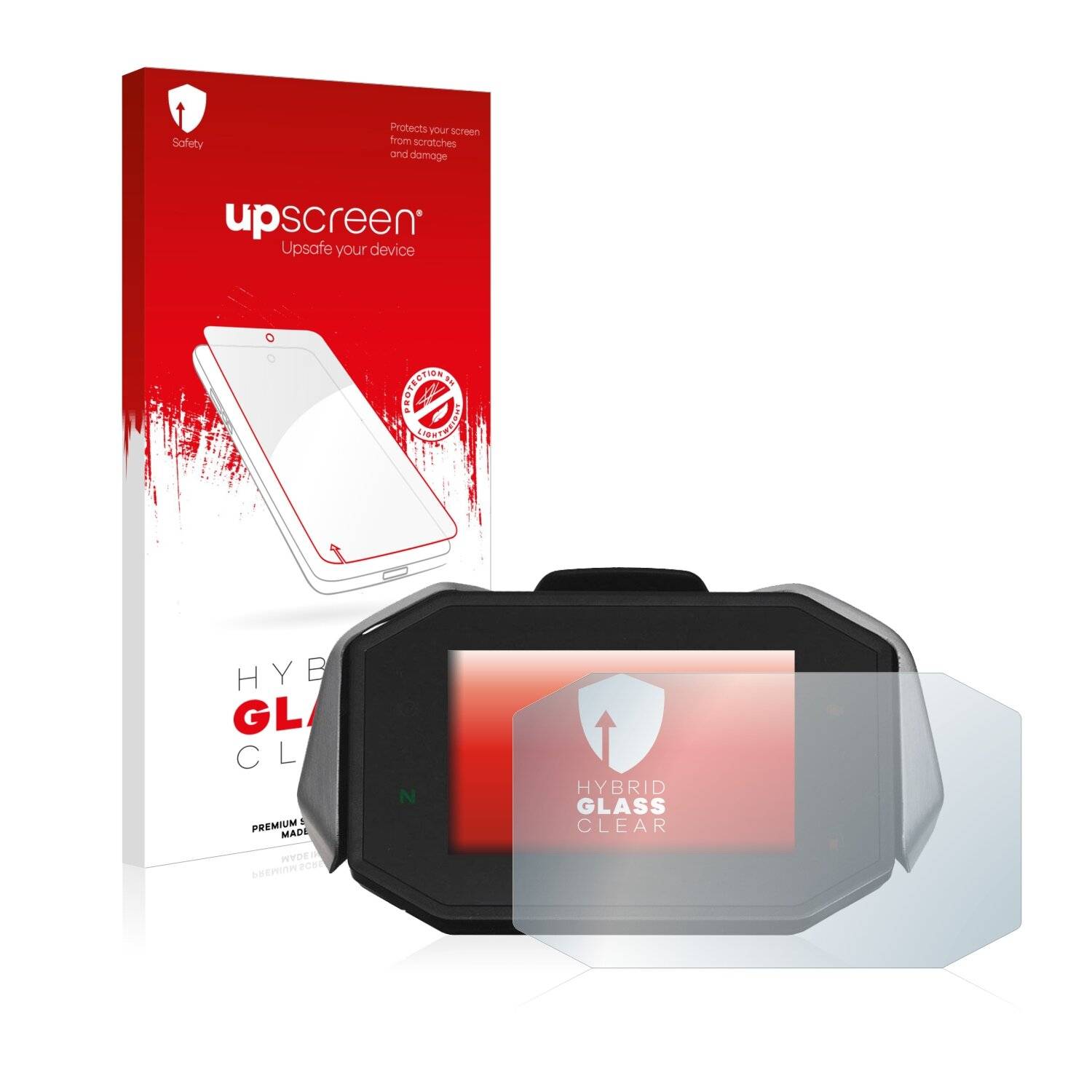 upscreen Hybrid Glass Clear Premium Schutzglas Folie für MV Agusta Dragster RC