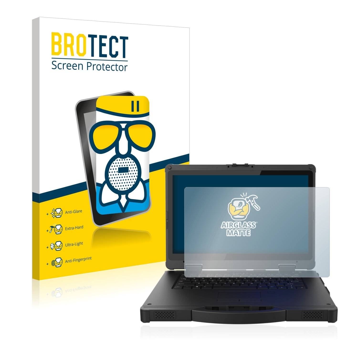 BROTECT AirGlass Matte Schutzglas Folie für Werock Rockbook