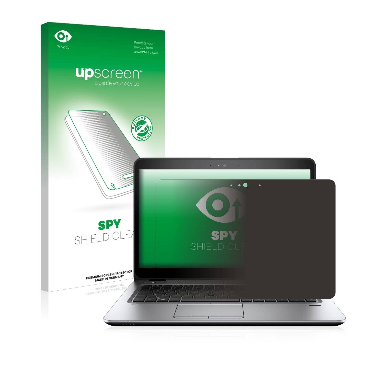 upscreen Spy Shield Clear Premium Blickschutzfolie für HP EliteBook 745