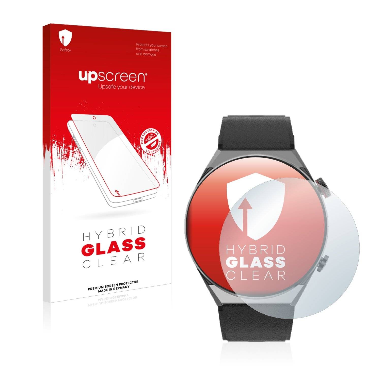 upscreen Hybrid Glass Clear Premium Schutzglas Folie für Vwar