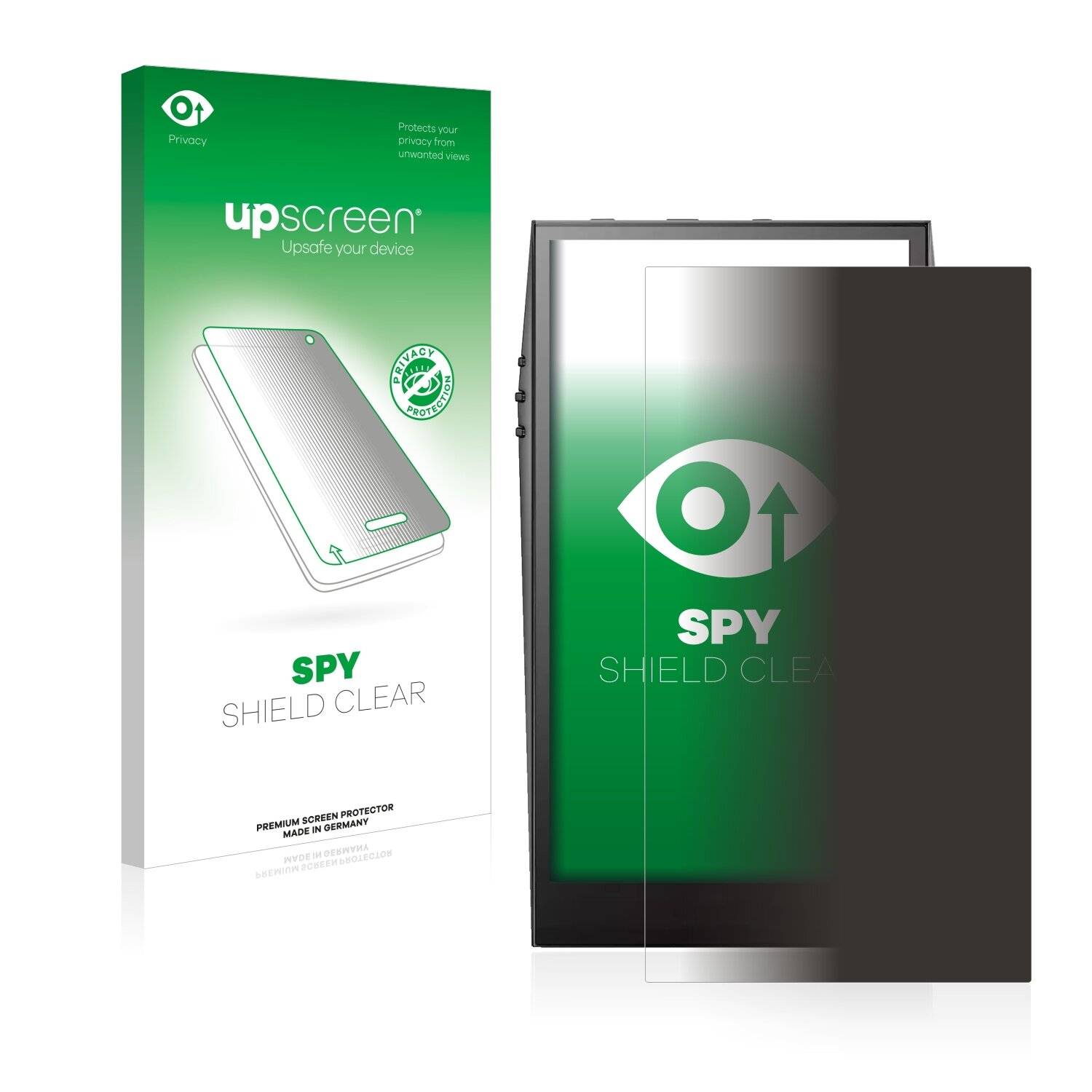 upscreen Spy Shield Clear Premium Blickschutzfolie für Astell&Kern A&ultima