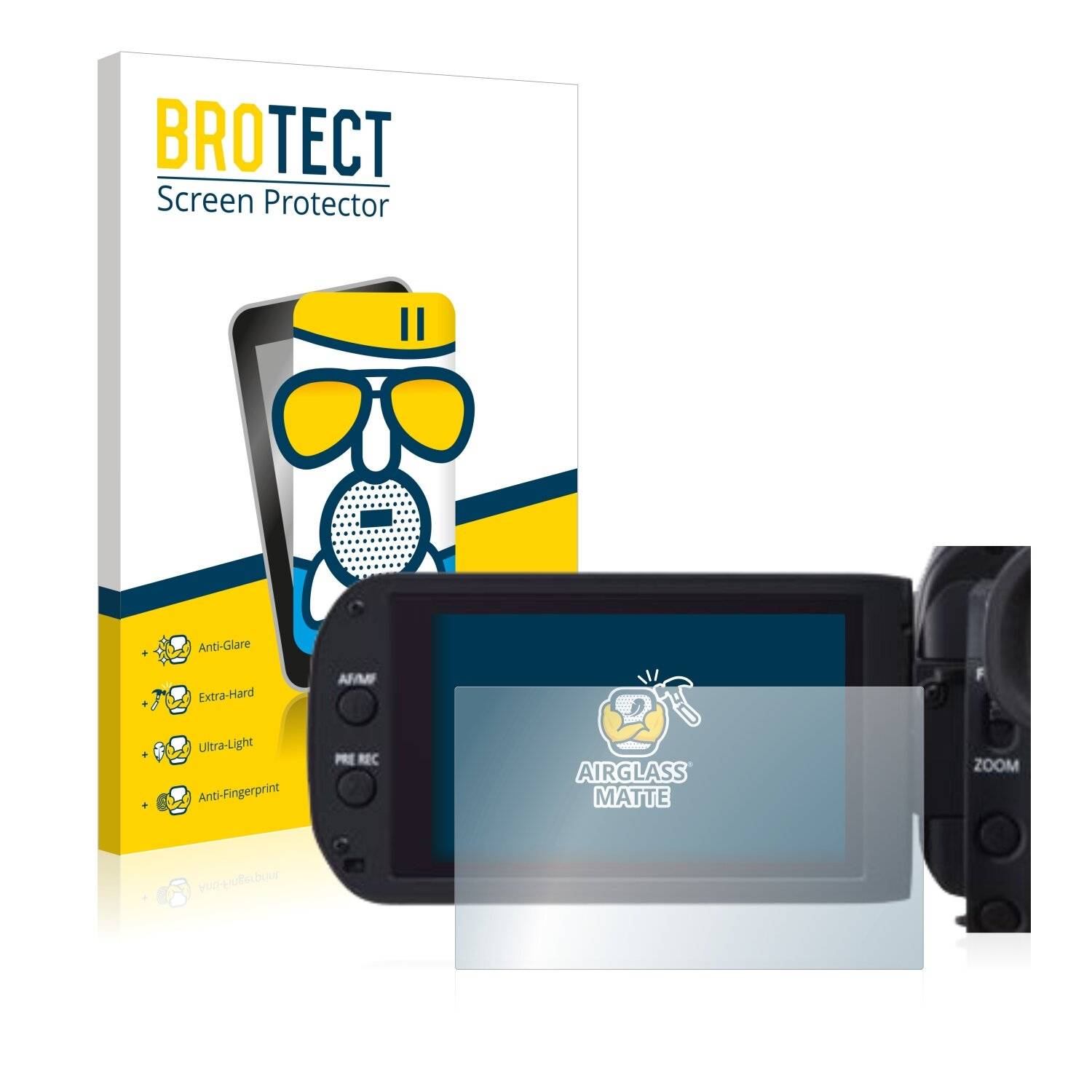 BROTECT AirGlass Matte Schutzglas Folie für Canon