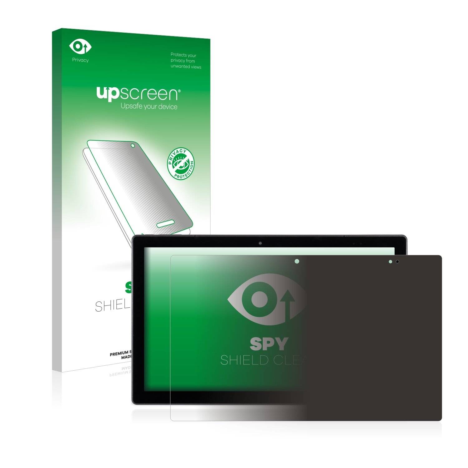 upscreen Spy Shield Clear Premium Blickschutzfolie für Wortmann Terra Pad 1162 N4120 W11