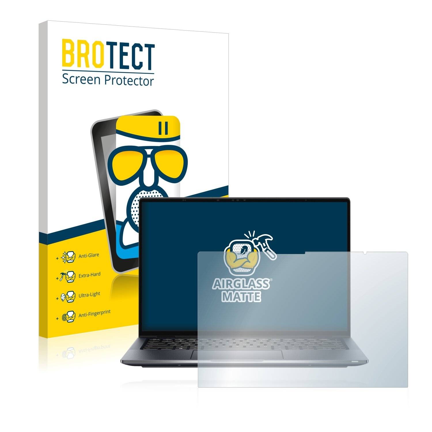 BROTECT AirGlass Matte Schutzglas Folie für Dell Latitude