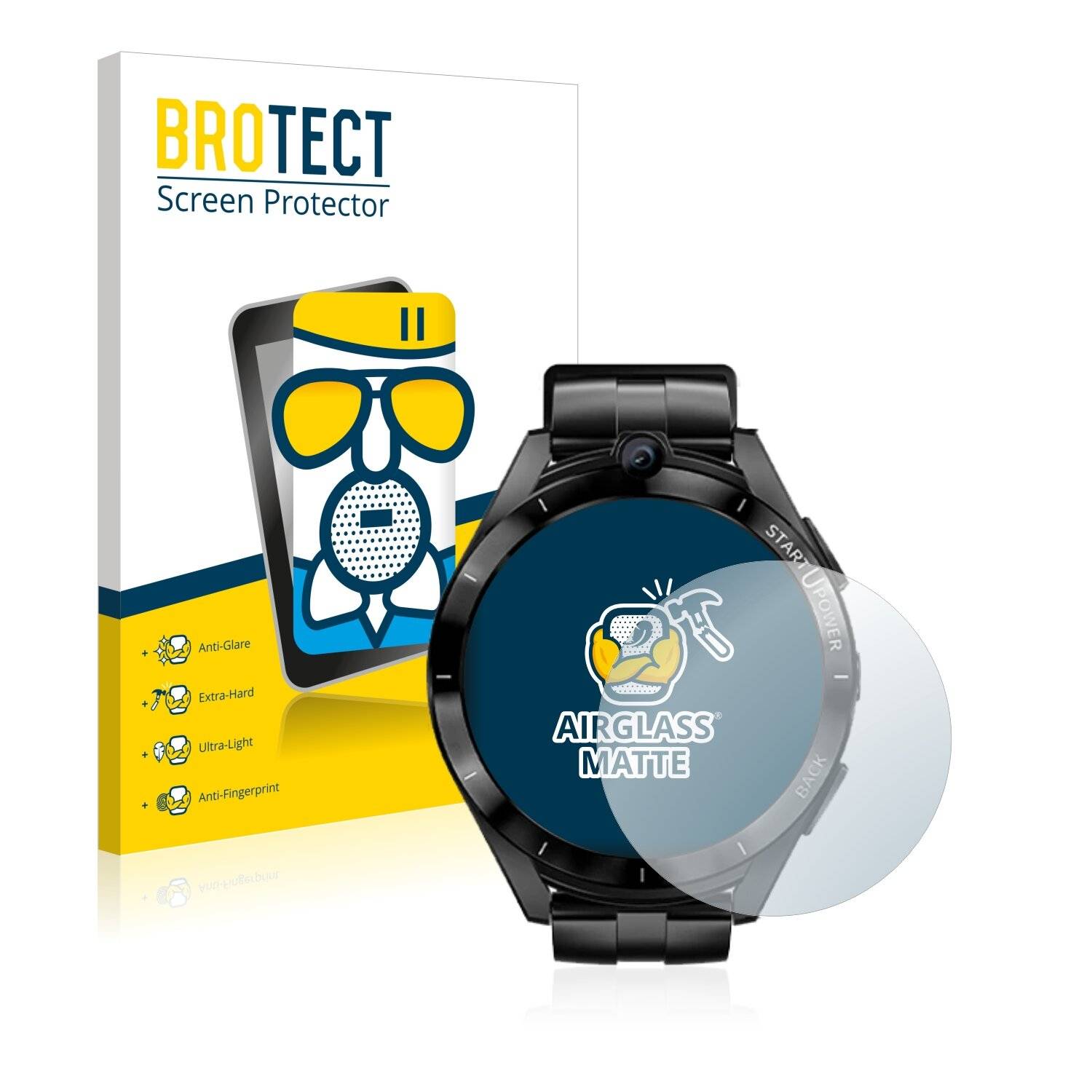 BROTECT AirGlass Matte Schutzglas Folie für Lokmat Appllp 2