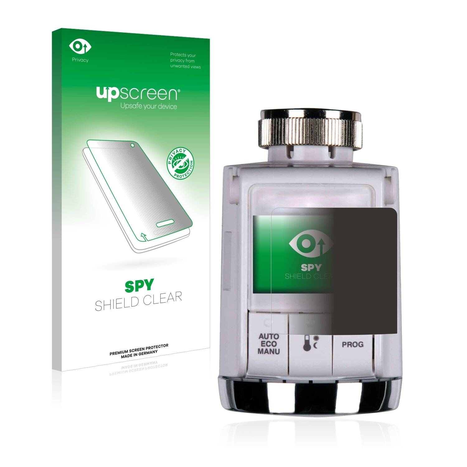 upscreen Spy Shield Clear Premium Blickschutzfolie für Honeywell Rondostat HR25