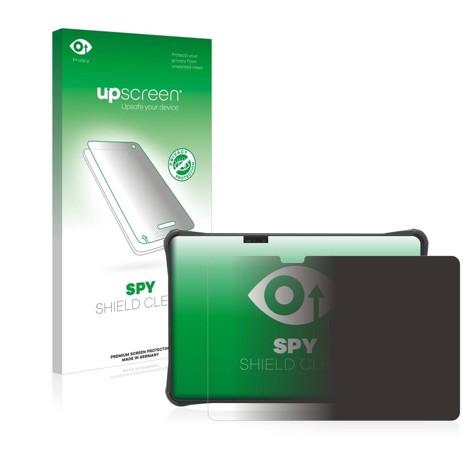 upscreen Spy Shield Clear Premium Blickschutzfolie für Bressner Scorpion 10 SLIM