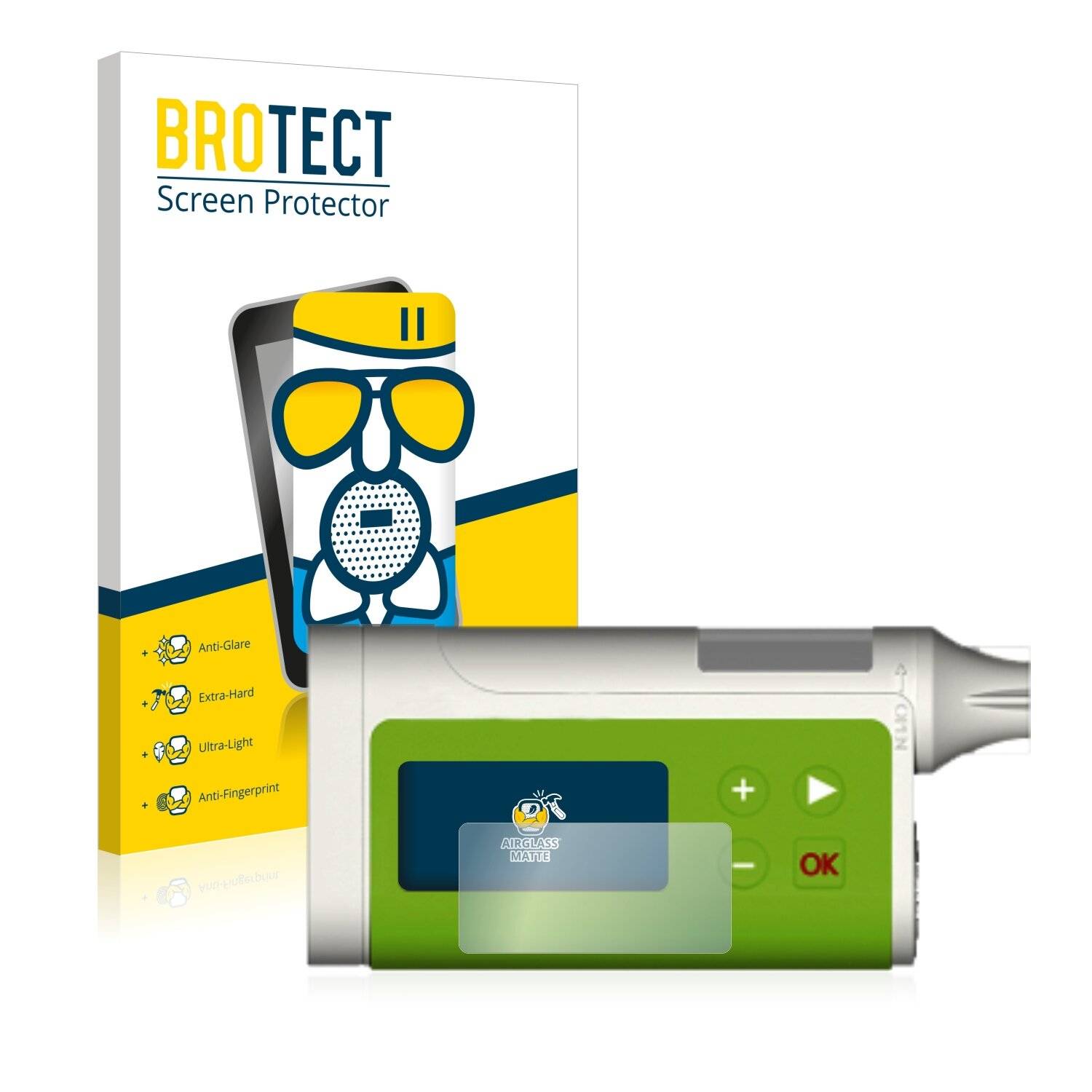 BROTECT AirGlass Matte Schutzglas Folie für Dana Diabecare