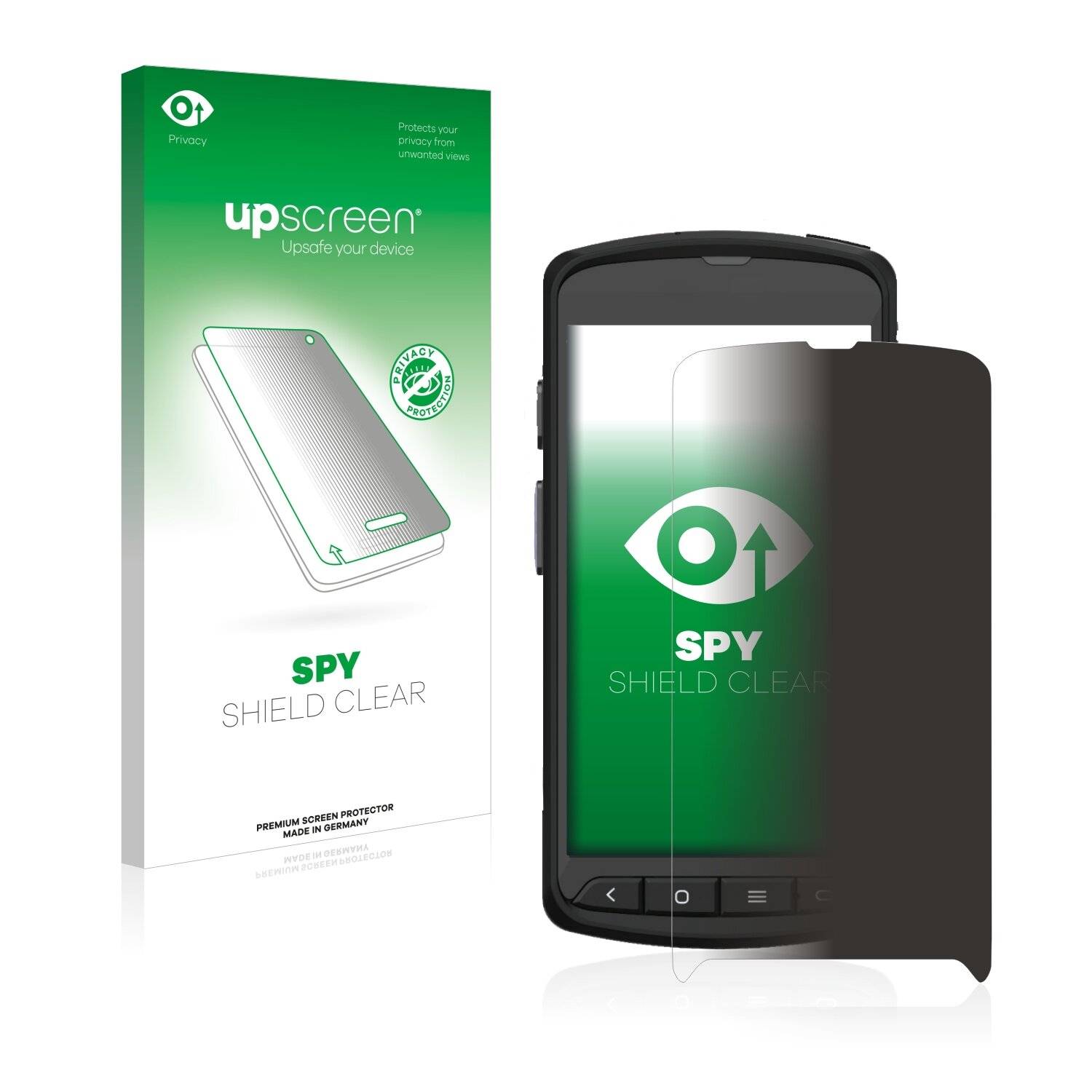 upscreen Spy Shield Clear Premium Blickschutzfolie für M3 Mobile SM