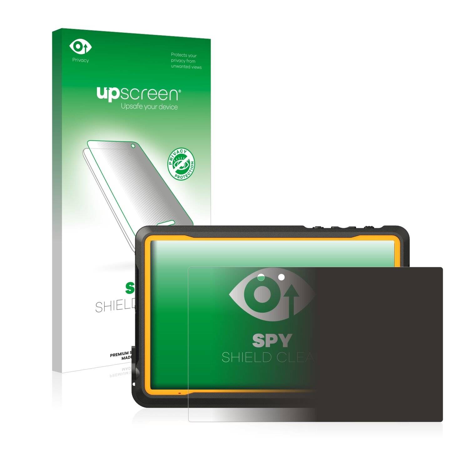 upscreen Spy Shield Clear Premium Blickschutzfolie für Getac ZX70