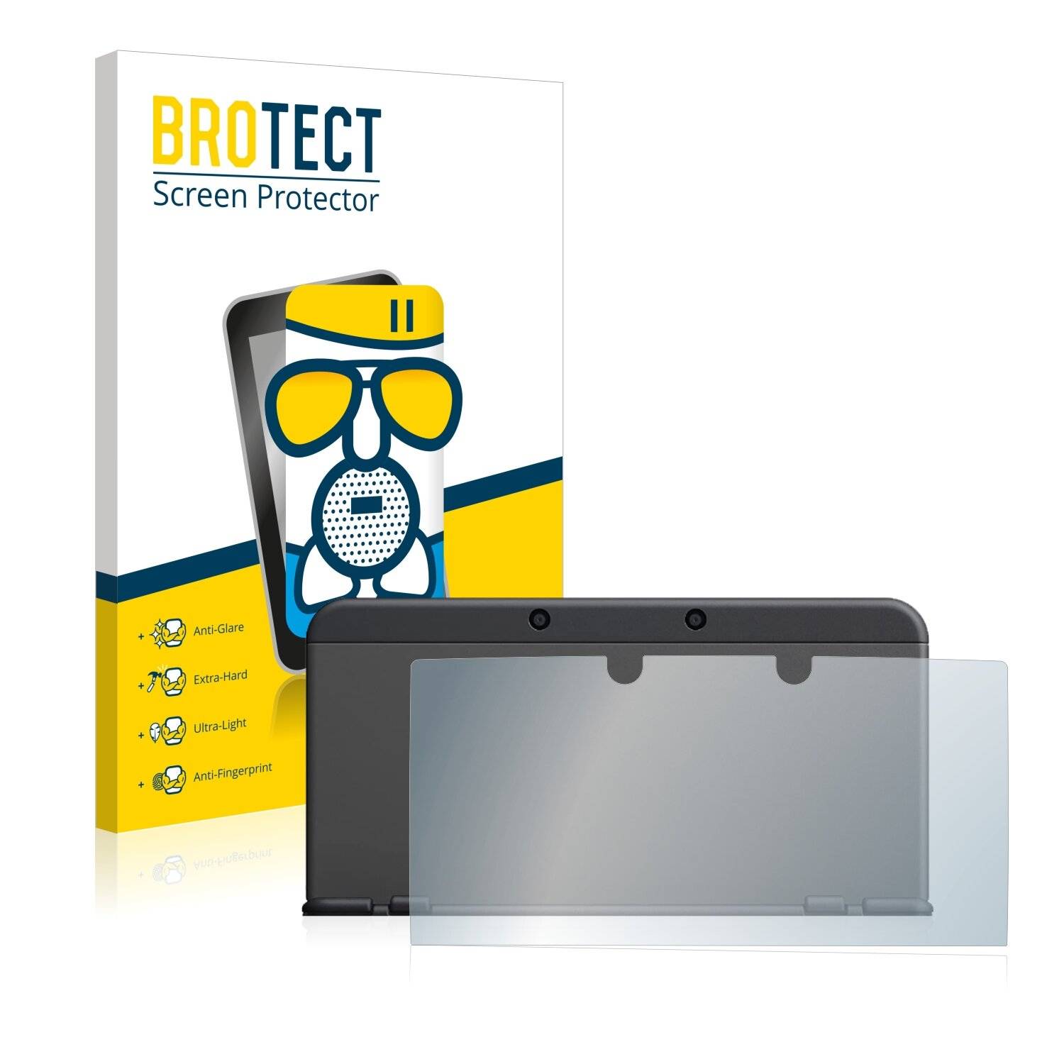 BROTECT AirGlass Matte Schutzglas Folie für Nintendo 3DS