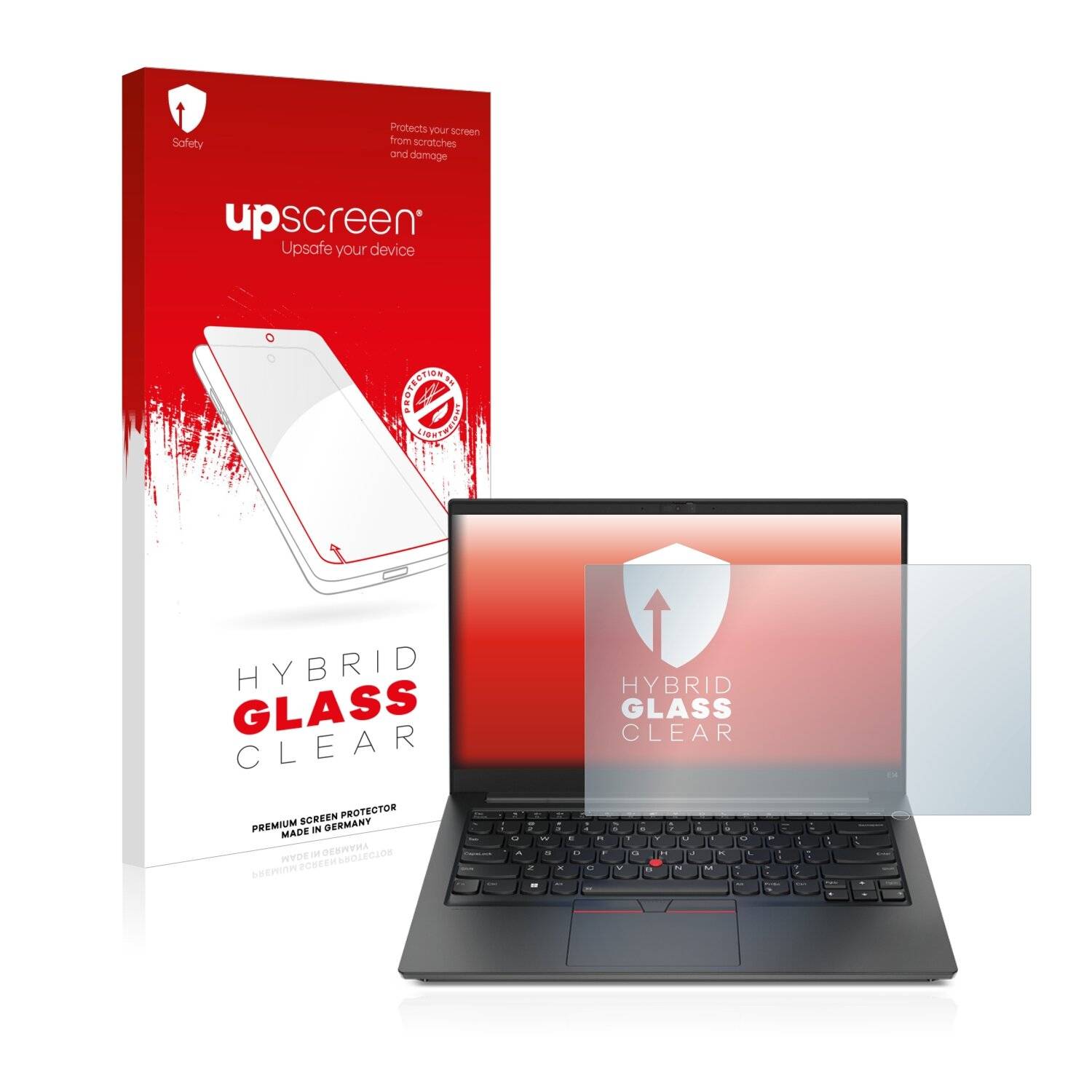 upscreen Hybrid Glass Clear Premium Schutzglas Folie für Razer Blade 14