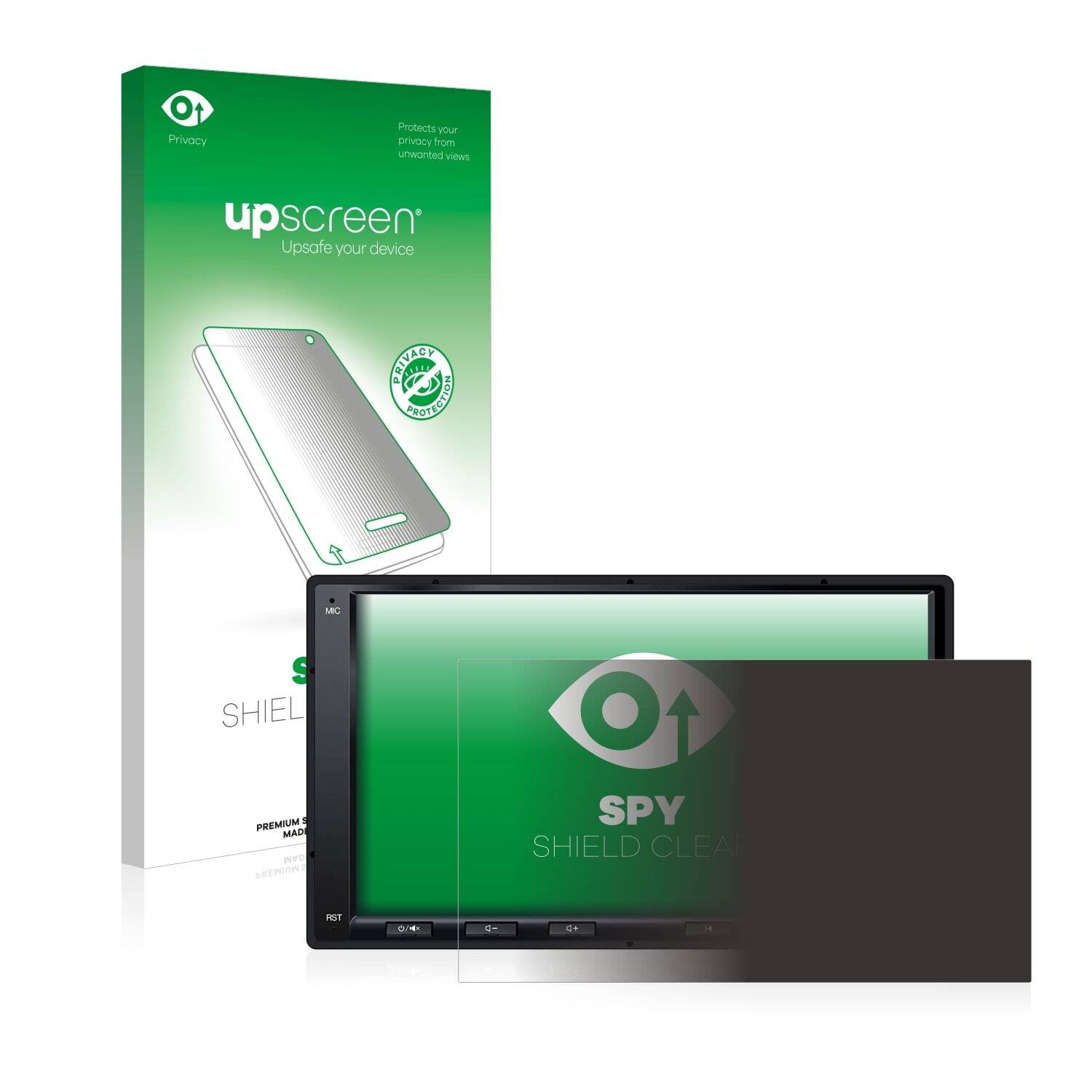 upscreen Spy Shield Clear Premium Blickschutzfolie für Lenovo Legion 7i Gen 7 16