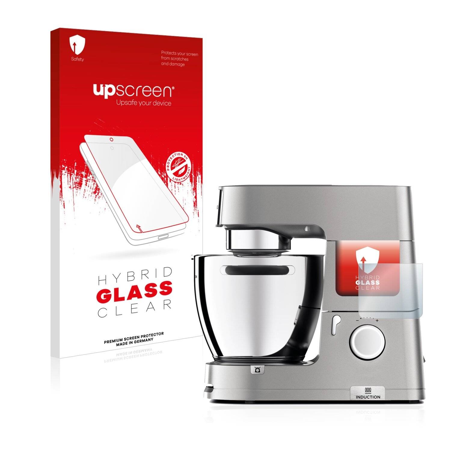 upscreen Flexible Schutz Glas Folie für Kenwood KCL 95 cooking chef XL. Schutzglas 9H Hybridglas Klar