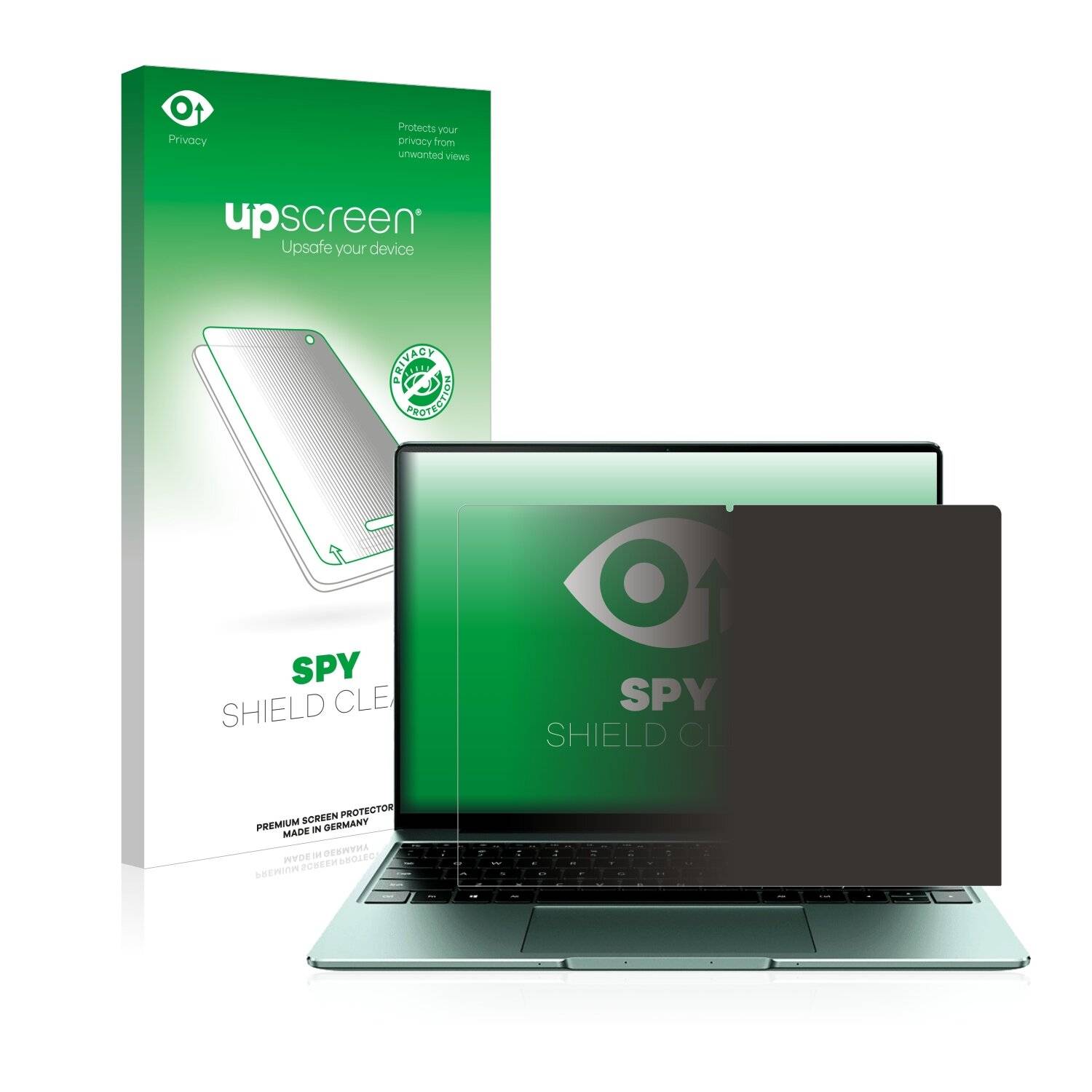 upscreen Spy Shield Clear Premium Blickschutzfolie für Huawei MateBook