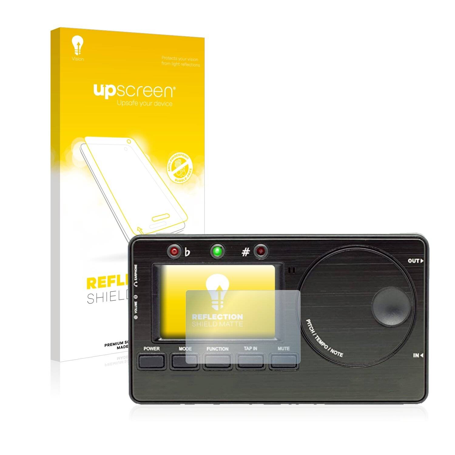 upscreen Reflection Shield Matte Premium Displayschutzfolie für KLIQ MetroPitch Digital