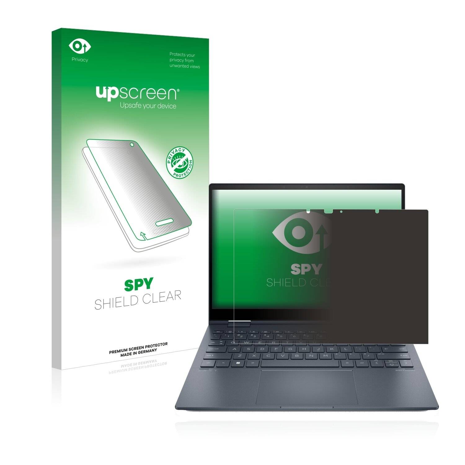 upscreen Blickschutzfolie für HP Envy x360 13-bfxxx Anti-Spy Privacy Blaulichtschutz Sichtschutzfolie