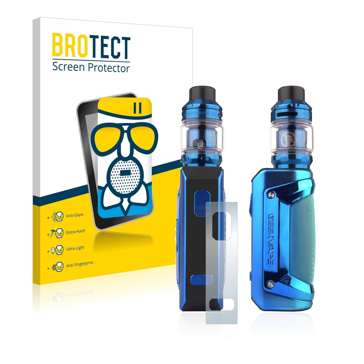 BROTECT AirGlass Matte Schutzglas Folie für GeekVape Aegis Solo