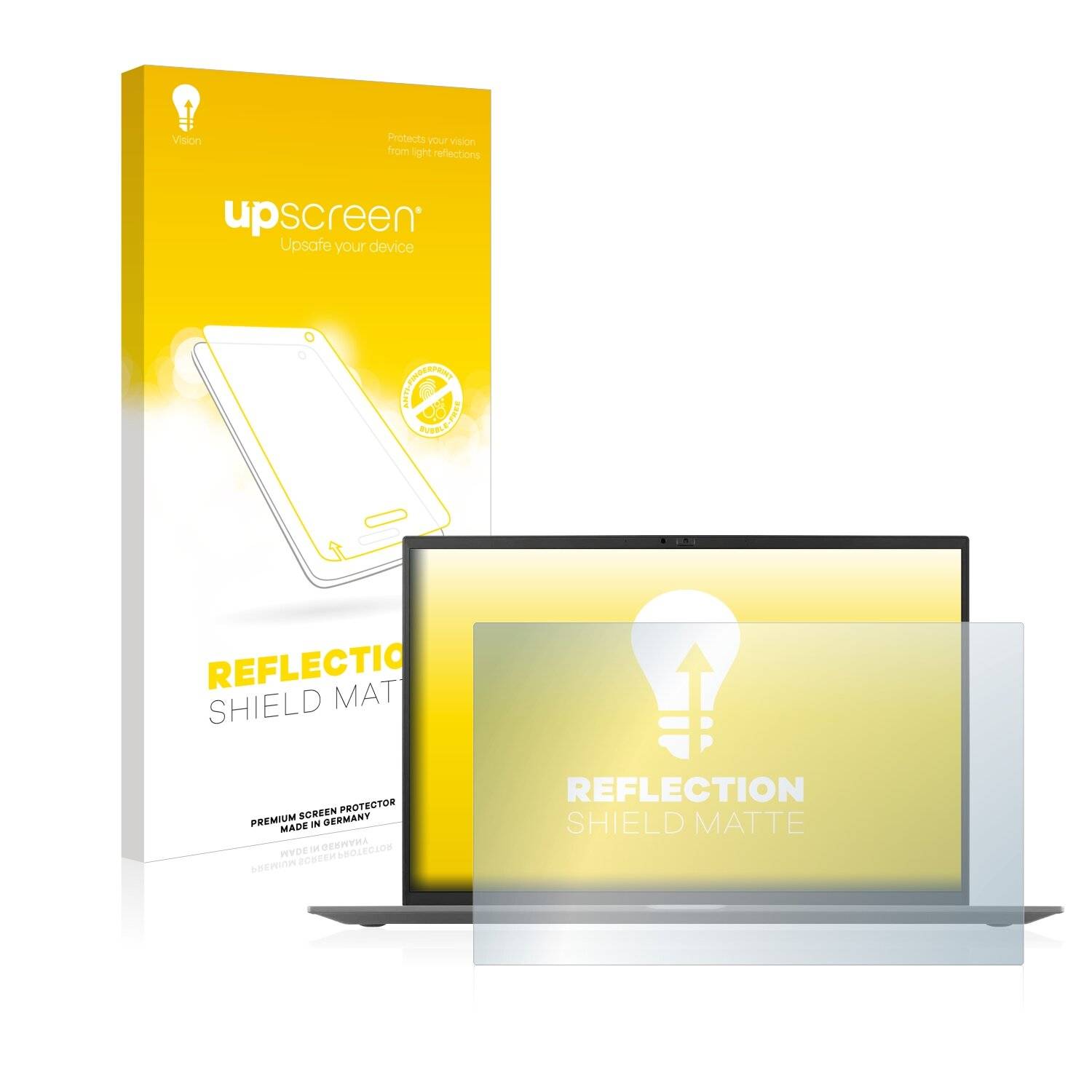 upscreen Reflection Shield Matte Premium Displayschutzfolie für LG Gram 17