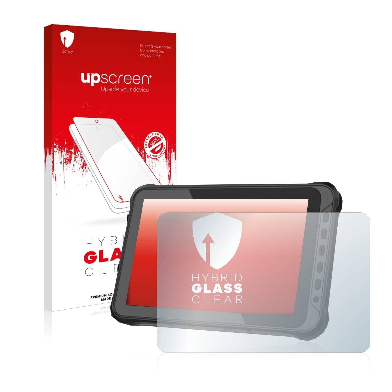 upscreen Hybrid Glass Clear Premium Schutzglas Folie für Bressner Scorpion Rugged 10X