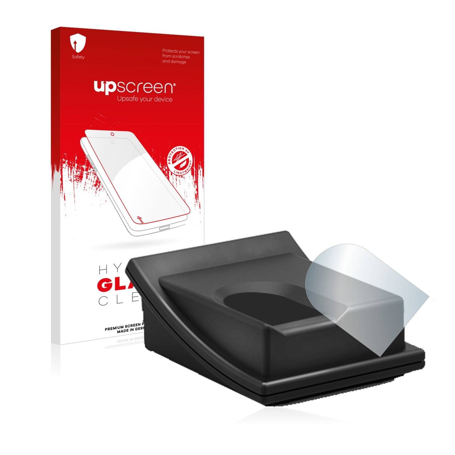 upscreen Hybrid Glass Clear Premium Schutzglas Folie für Dermalog