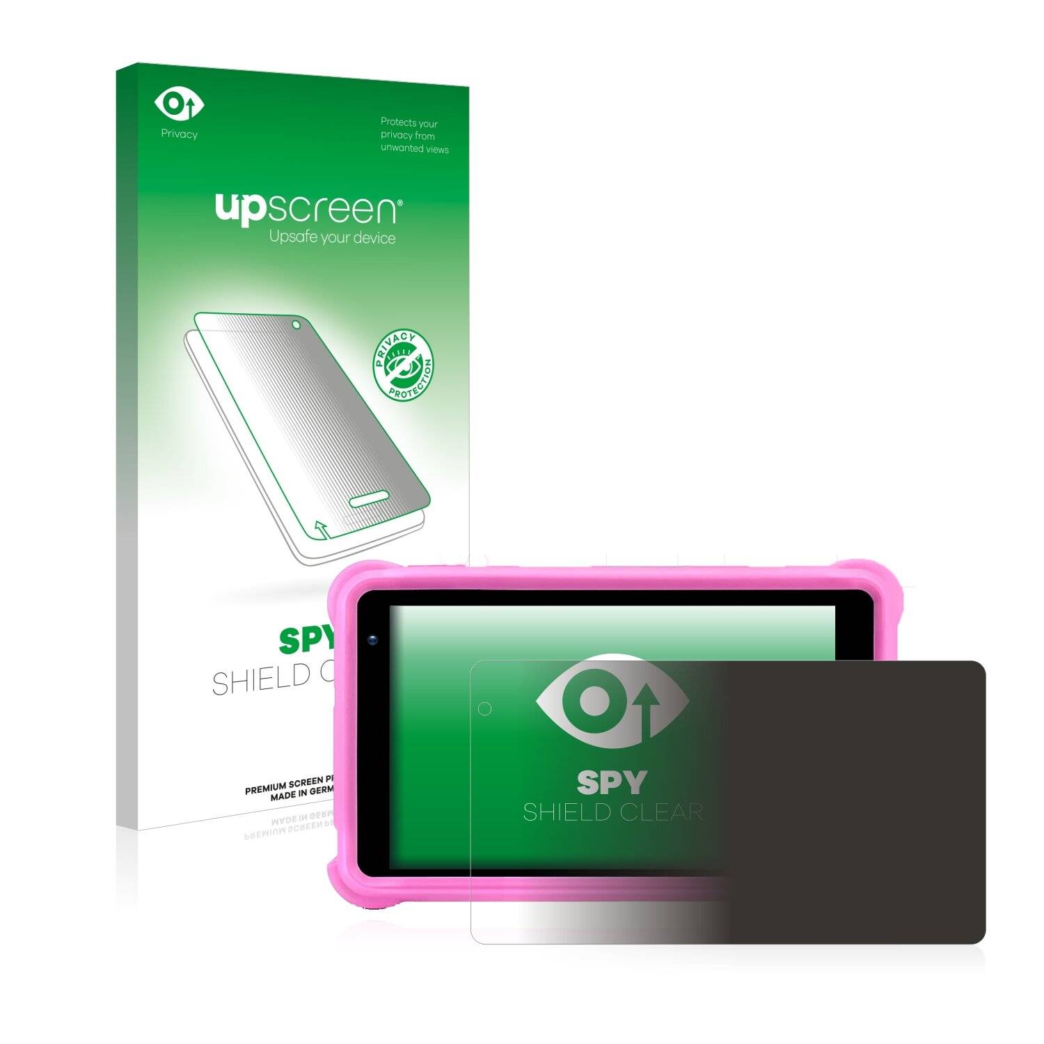 upscreen Spy Shield Clear Premium Blickschutzfolie für qunyiCO Y7