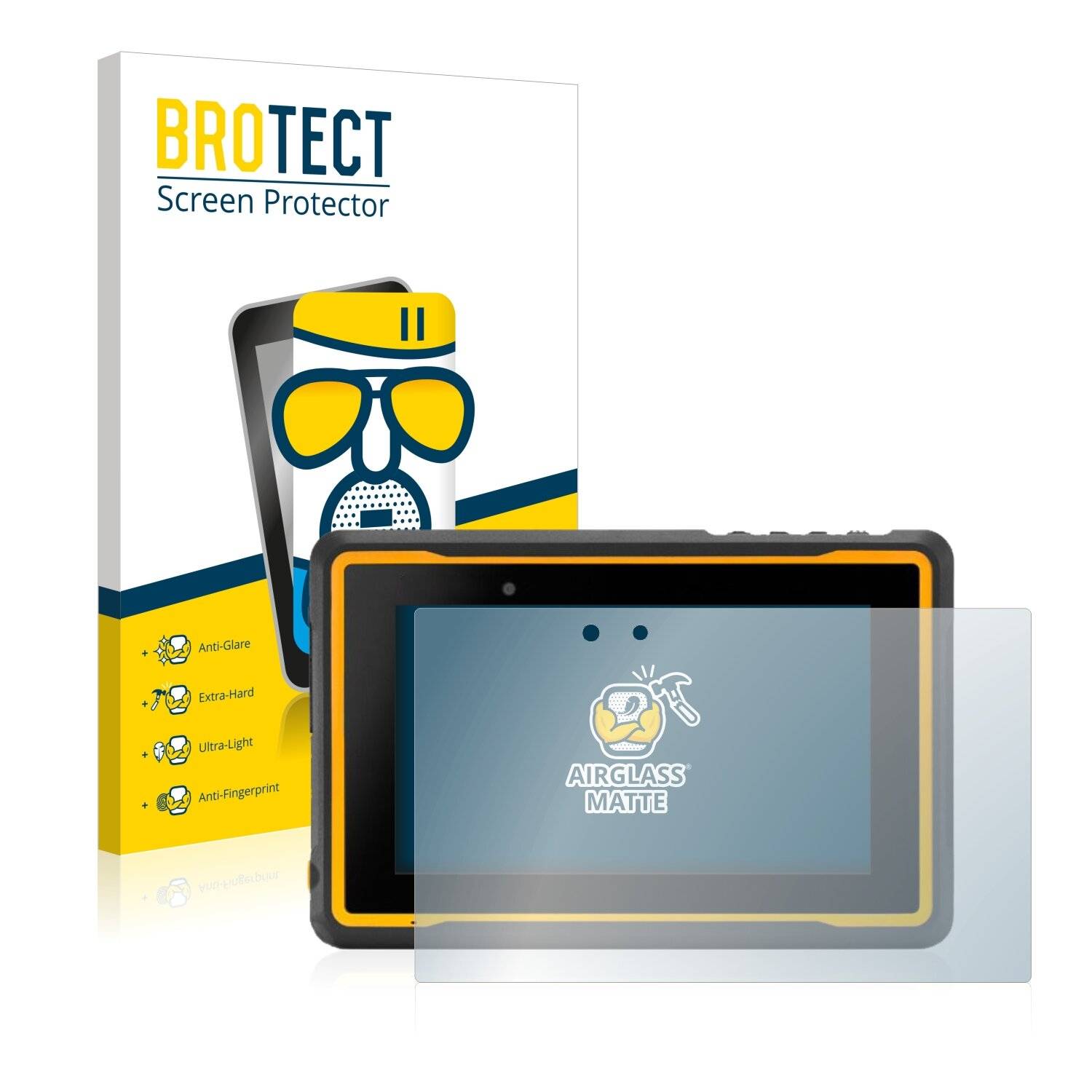 BROTECT AirGlass Matte Schutzglas Folie für Getac ZX70