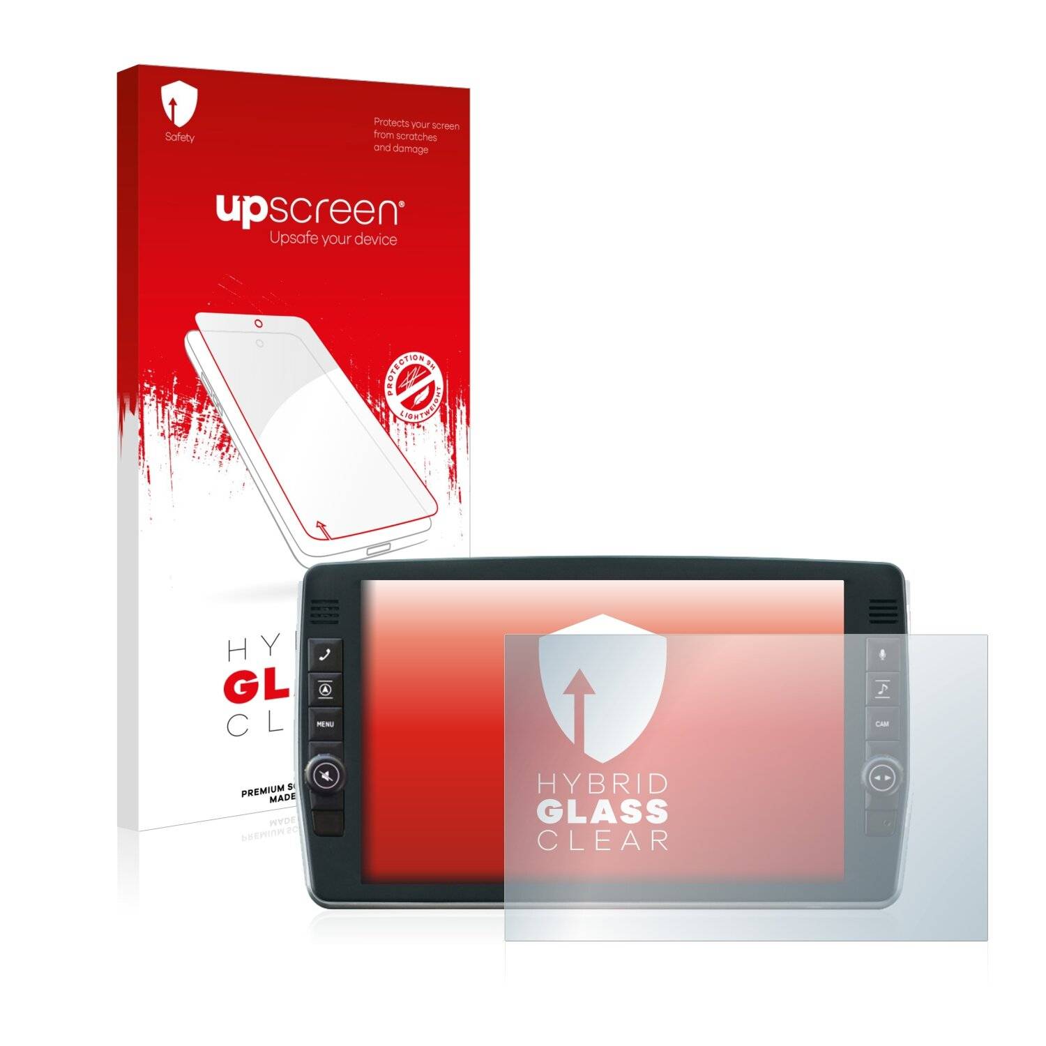 upscreen Hybrid Glas Schutz-Folie für Alpine X903D-DU2