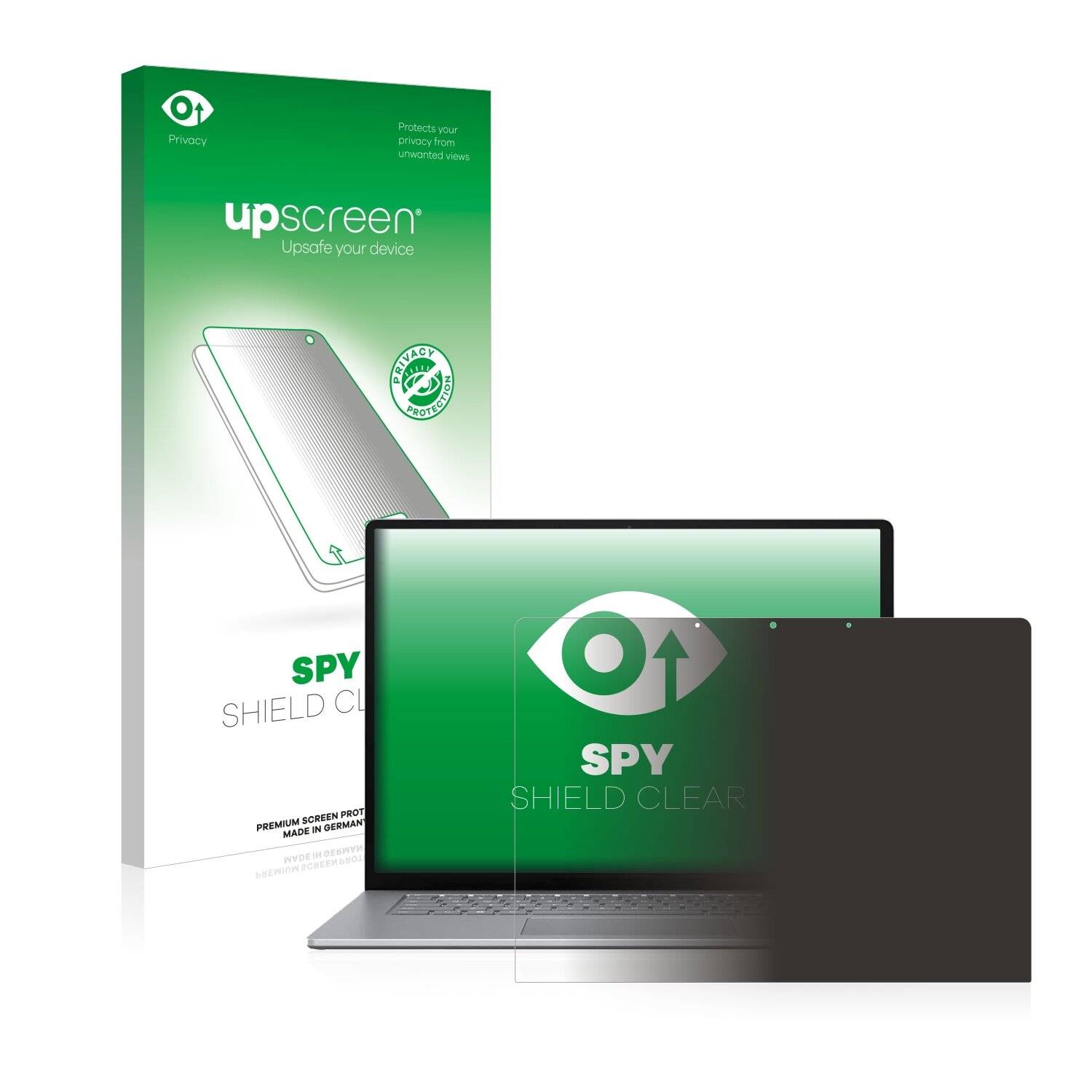 upscreen Blickschutzfolie für Microsoft Surface Laptop 5 / 6 13.5" Anti-Spy Privacy Blaulichtschutz Sichtschutzfolie