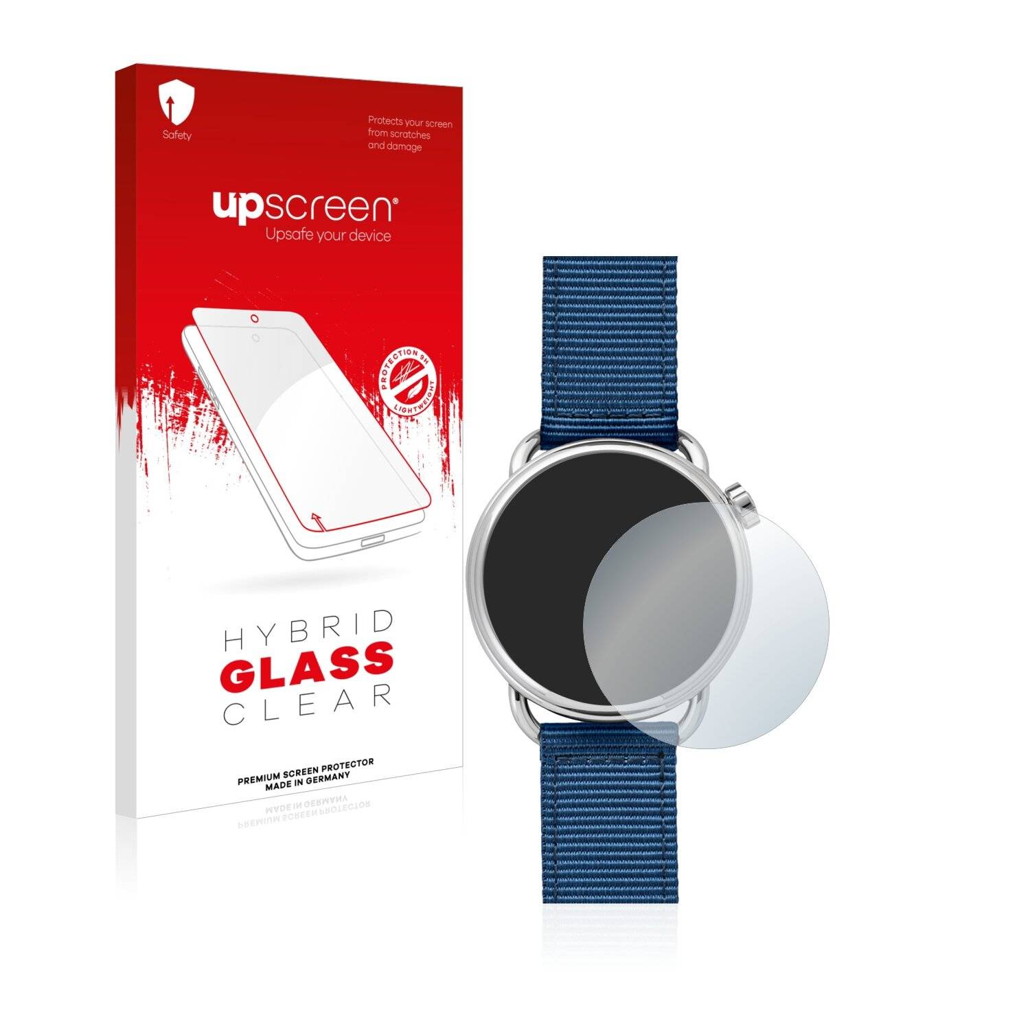upscreen Hybrid Glass Clear Premium Schutzglas Folie für Ralph Lauren Bearfoot Negroni Polo
