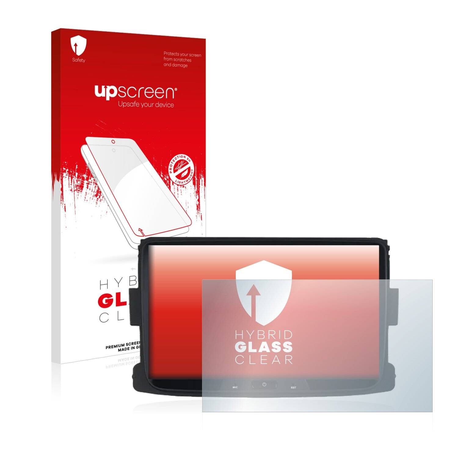 upscreen Hybrid Glass Clear Premium Schutzglas Folie für Roadanvi F10