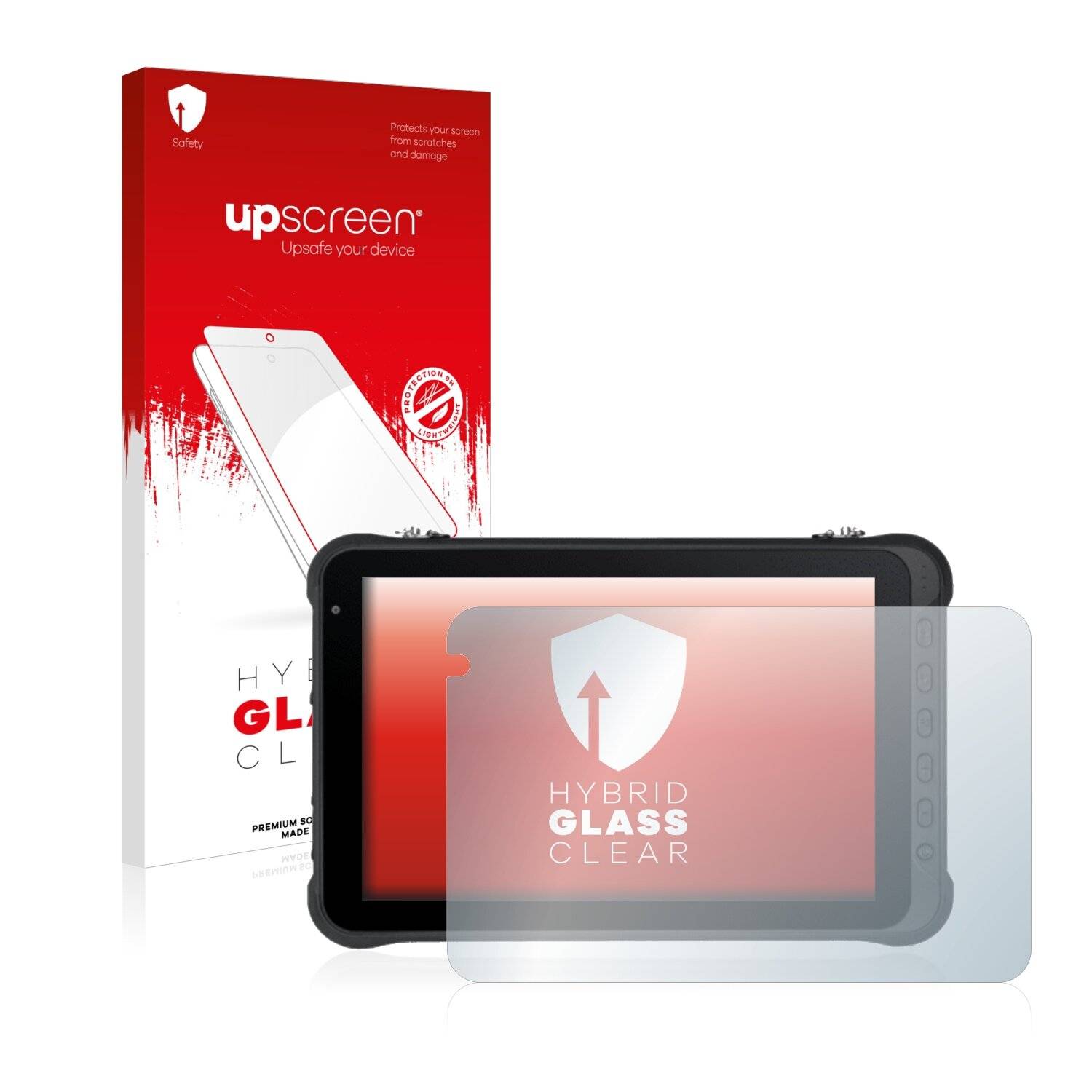 upscreen Hybrid Glass Clear Premium Schutzglas Folie für BCX ELITE RANGE HSA10 TOUGH