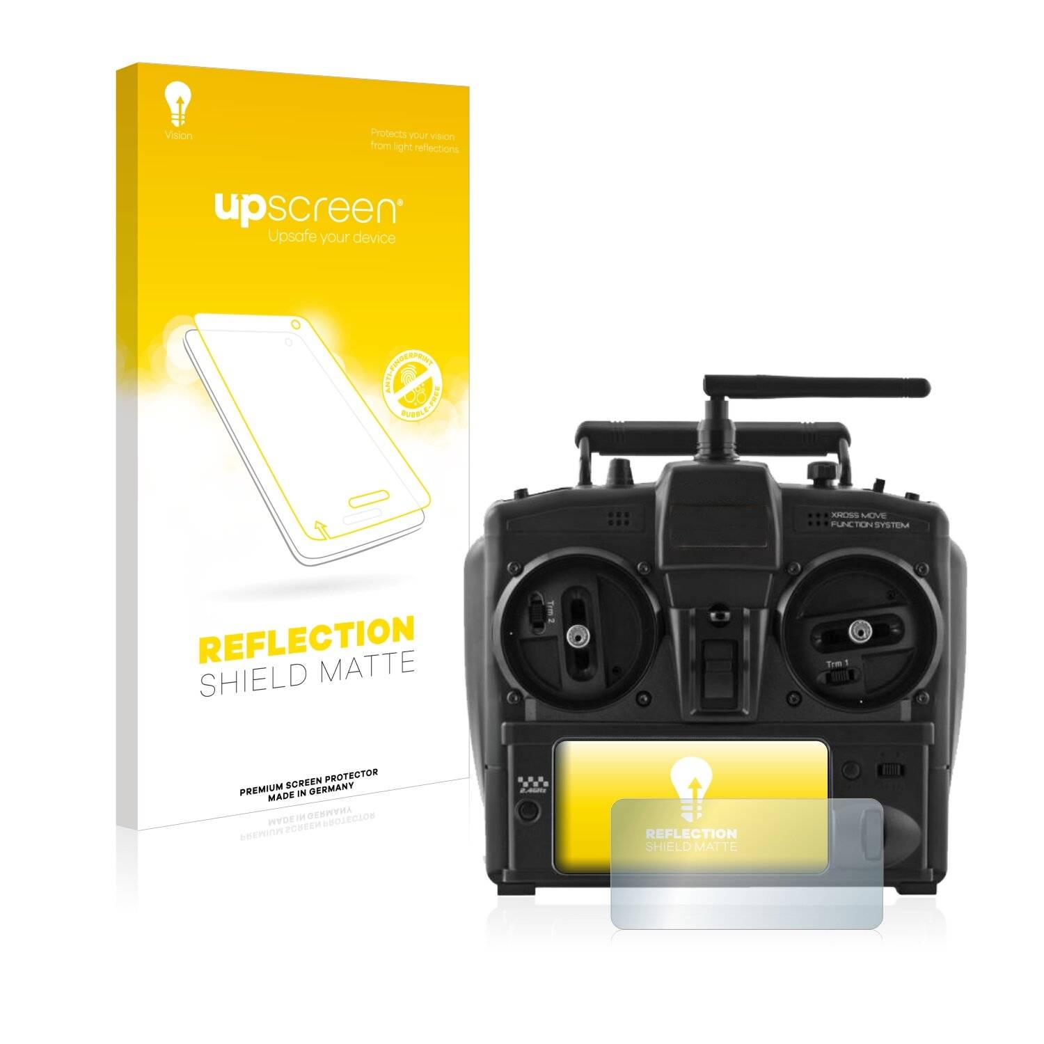 upscreen Reflection Shield Matte Premium Displayschutzfolie für Sanwa EXZES ZZ PC/RX-472