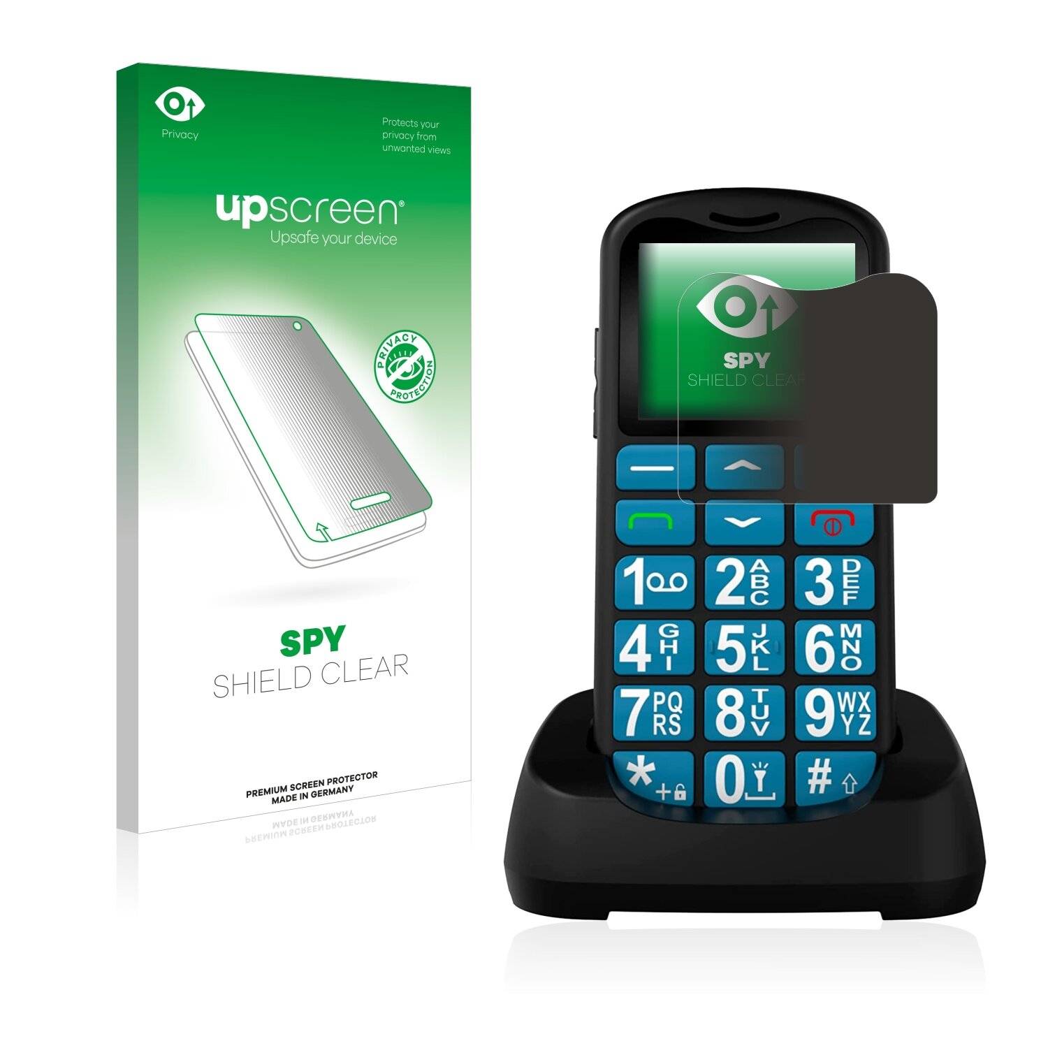 upscreen Blickschutzfolie für Uleway G180 Anti-Spy Privacy Blaulichtschutz Sichtschutzfolie