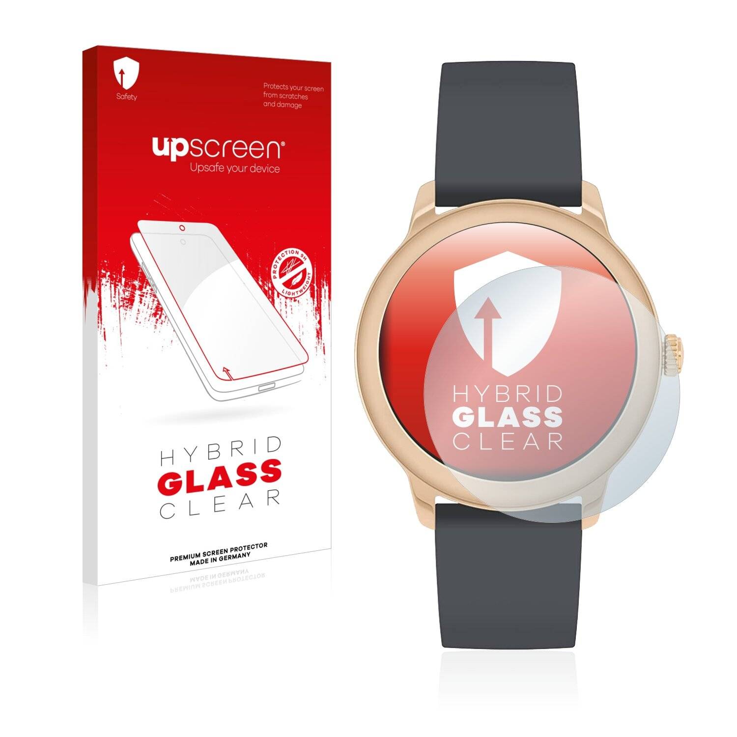 upscreen Hybrid Glass Clear Premium Schutzglas Folie für Radley