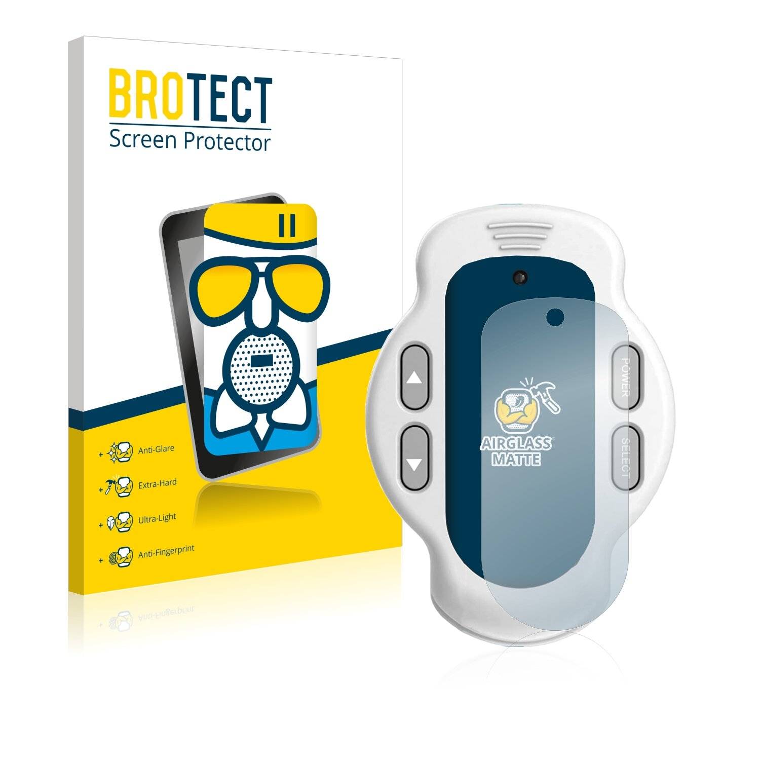 BROTECT AirGlass Matte Schutzglas Folie für KLIQ MicroNome