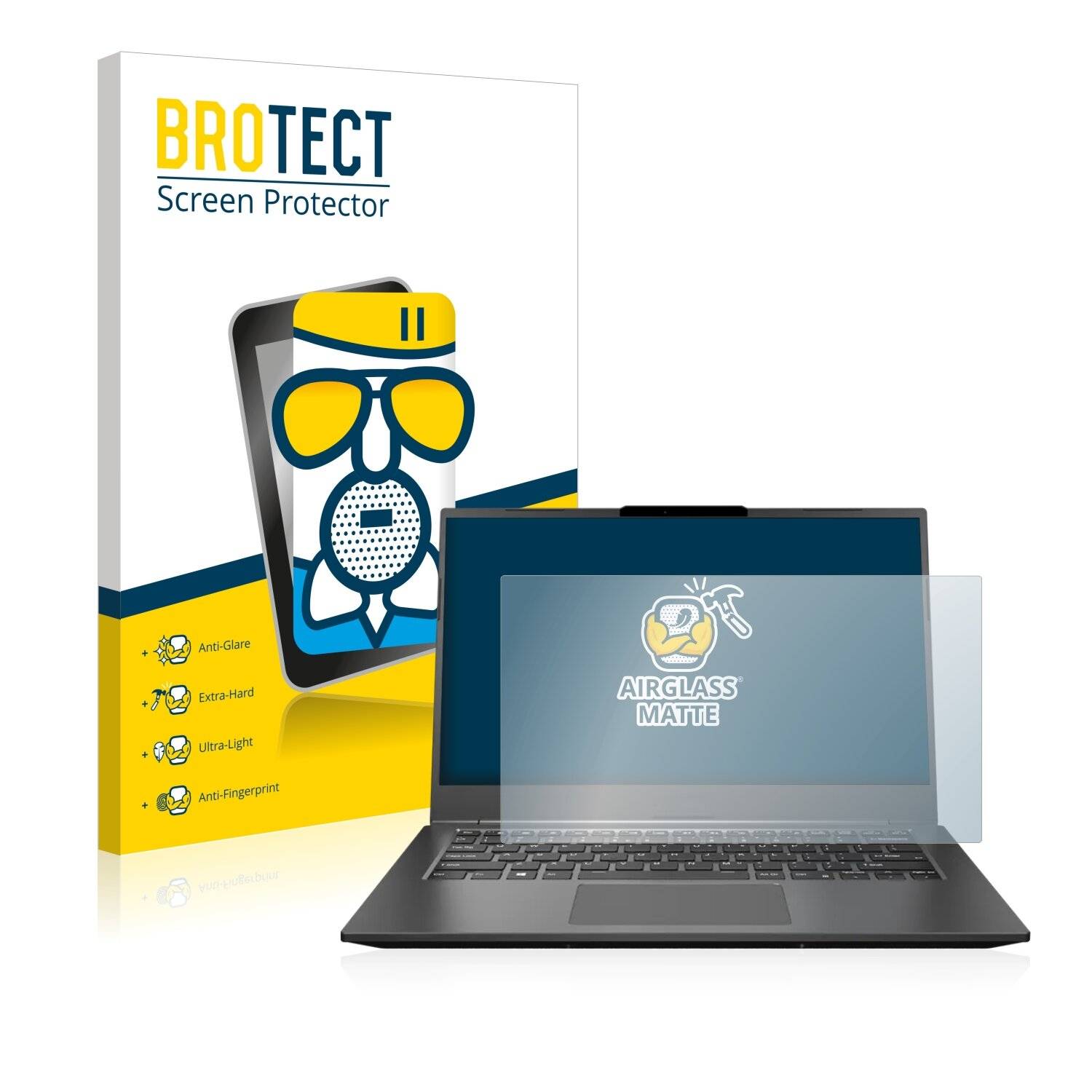 BROTECT AirGlass Matte Schutzglas Folie für Gigabyte