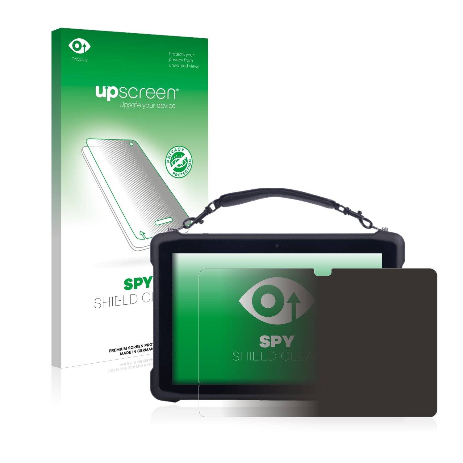 upscreen Spy Shield Clear Premium Blickschutzfolie für BCX ELITE RANGE HSW8 TOUGH
