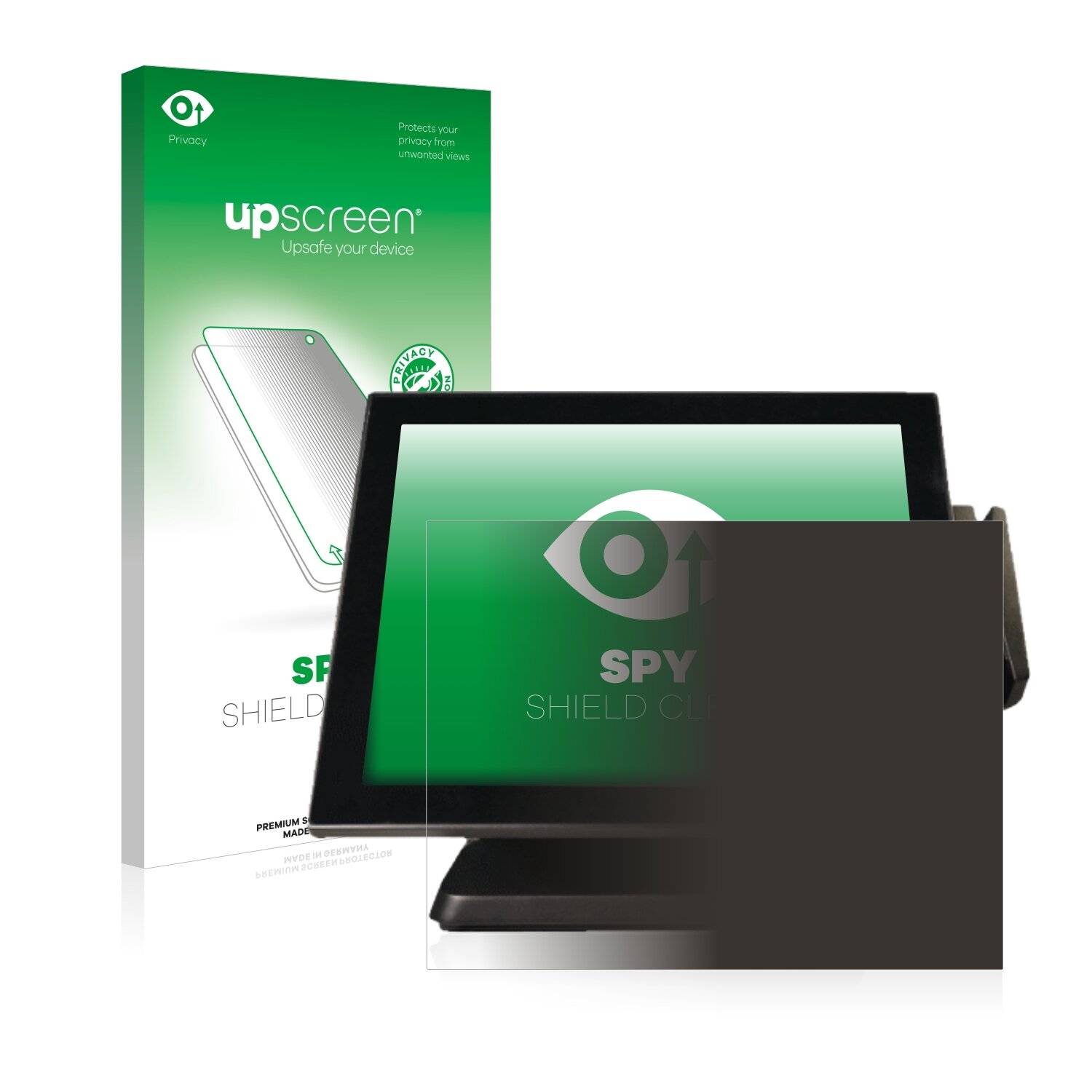 upscreen Spy Shield Clear Premium Blickschutzfolie für NCR