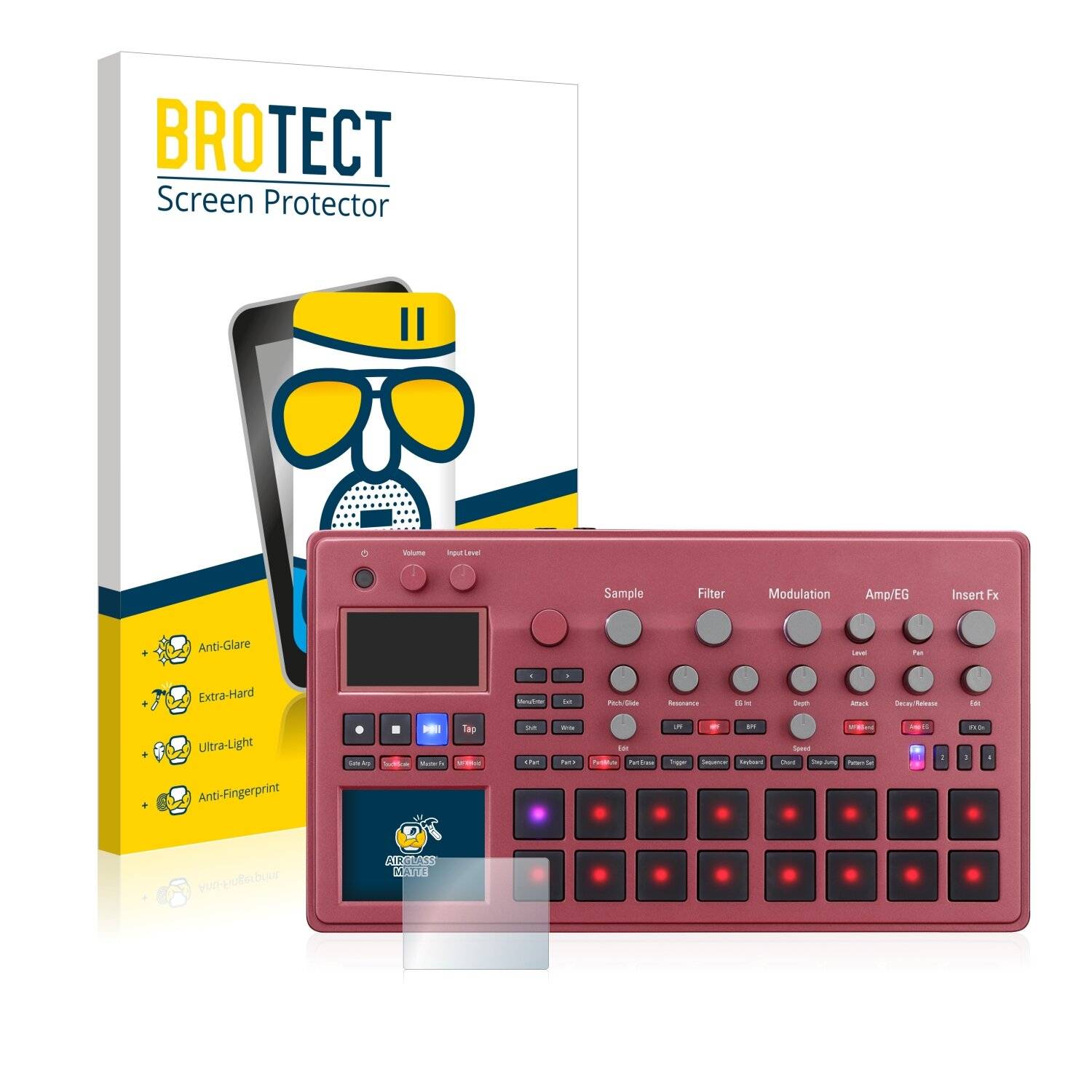 BROTECT AirGlass Matte Schutzglas Folie für Korg electribe