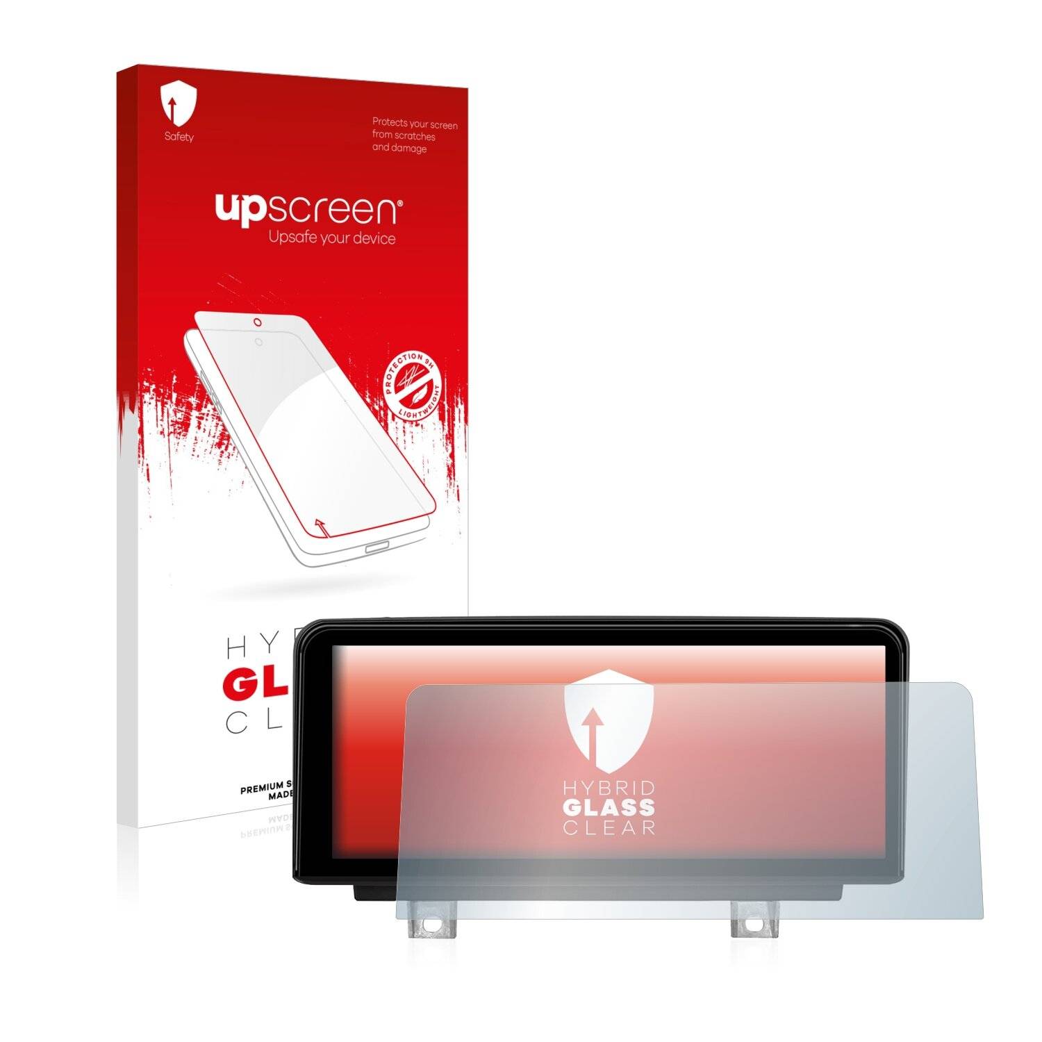 upscreen Hybrid Glass Clear Premium Schutzglas Folie für Koason BMW 3 Series
