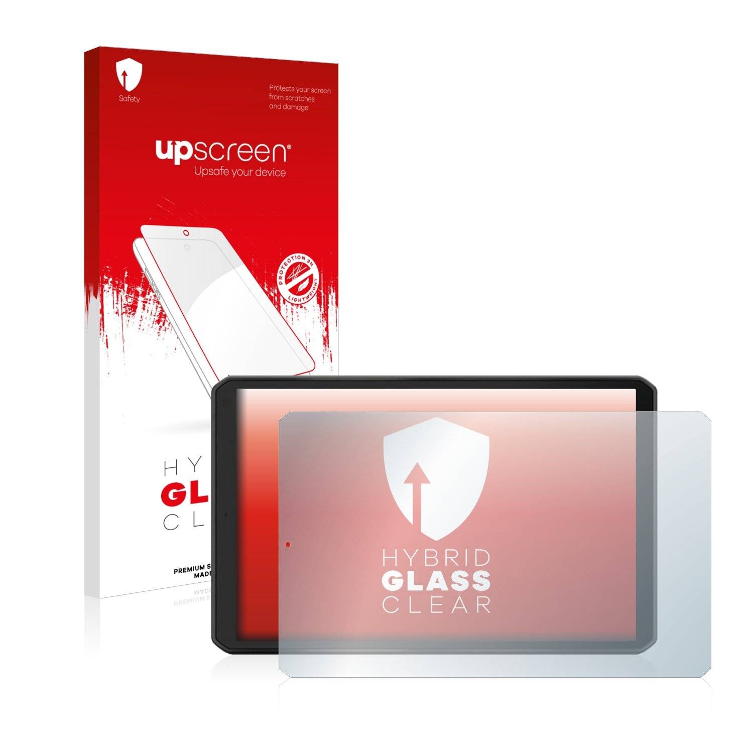 upscreen Hybrid Glas Schutz-Folie für Garmin dezl LGV810