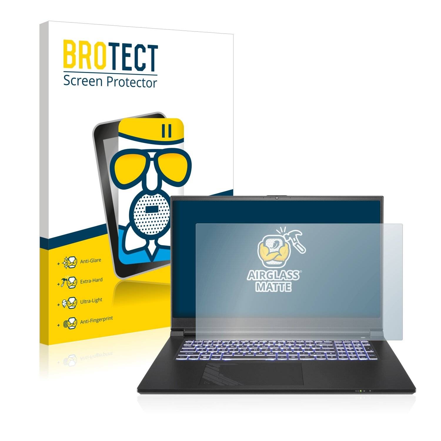 BROTECT AirGlass Matte Schutzglas Folie für Gigabyte G7